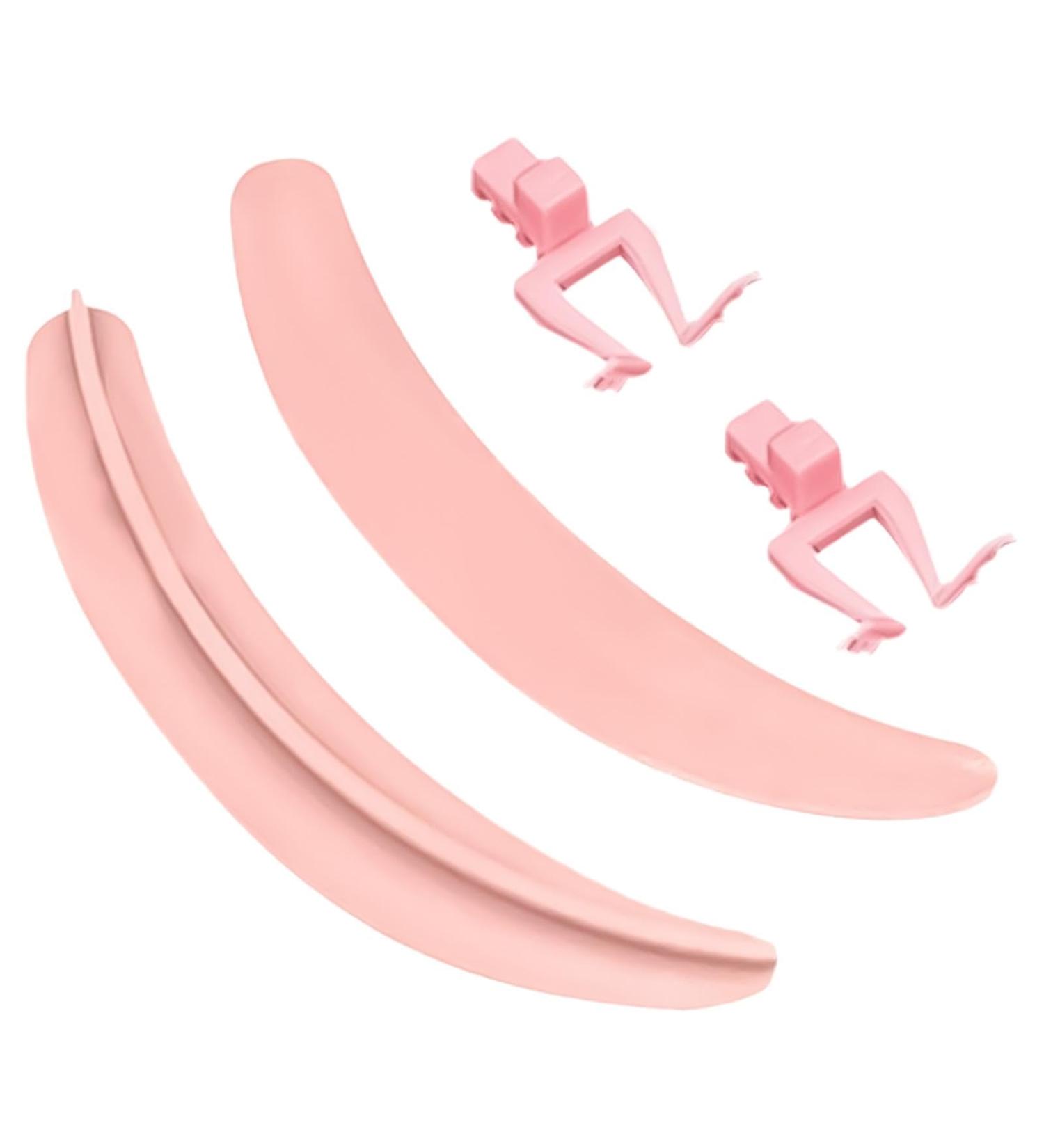 Dyeulget Silicone Eyelash Separator Tool | Makeup Extension Tool Eye Lash Separator Reusable | Lash Extension Enhancer Pads for Eyelash Grafting for Working Traveling Pink - Buy Online on GoSupps.com
