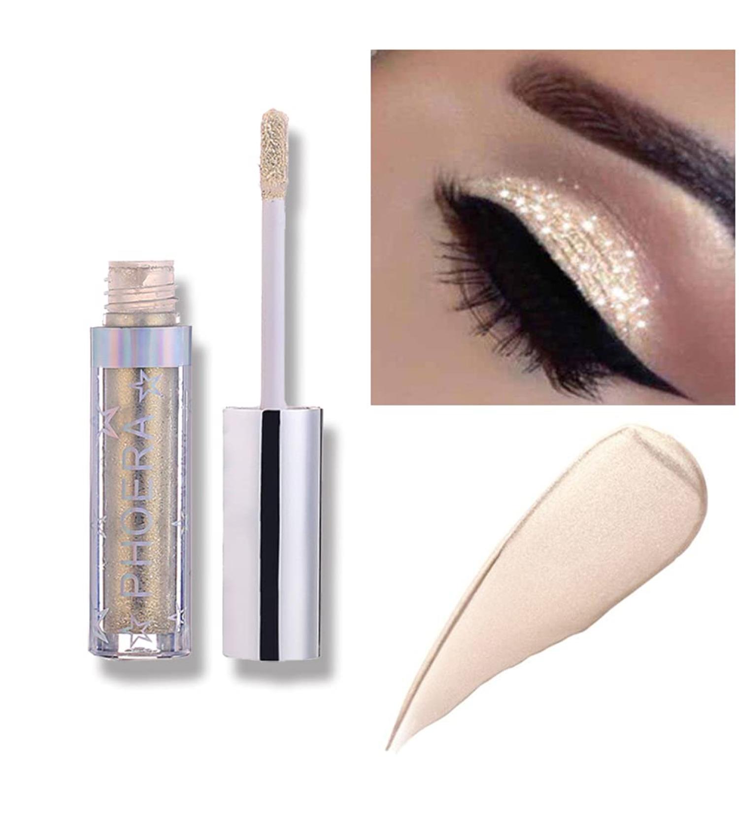 Liquid Eyeshadow KDOWES Waterproof Glitter Eye Stick - Long Lasting Sparkle Eyeliner Makeup Pencil (A101) - Buy Online on GoSupps.com