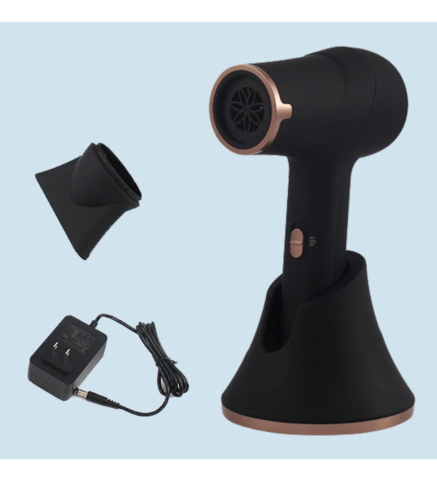 Fast-Drying Cordless Hair Dryers Portable Rechargeable Hairdryer for Women & Men with 1 Magnetic Nozzle/1 Charging Base Wireless Hair Dryer for Home/Travel - Buy Online on GoSupps.com