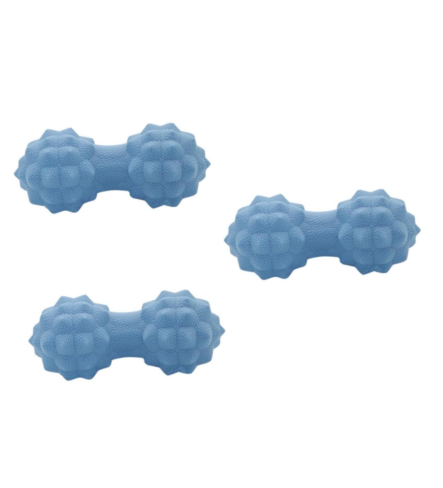 Fomiyes 3-Piece Yoga Ball & Fitness Roller Set | Silicone Massage Balls for Feet | Trigger Points & Muscle Relief | Six Colors - 15x6cm | Ideal for Yoga & Fitness Training - Buy Online on GoSupps.com