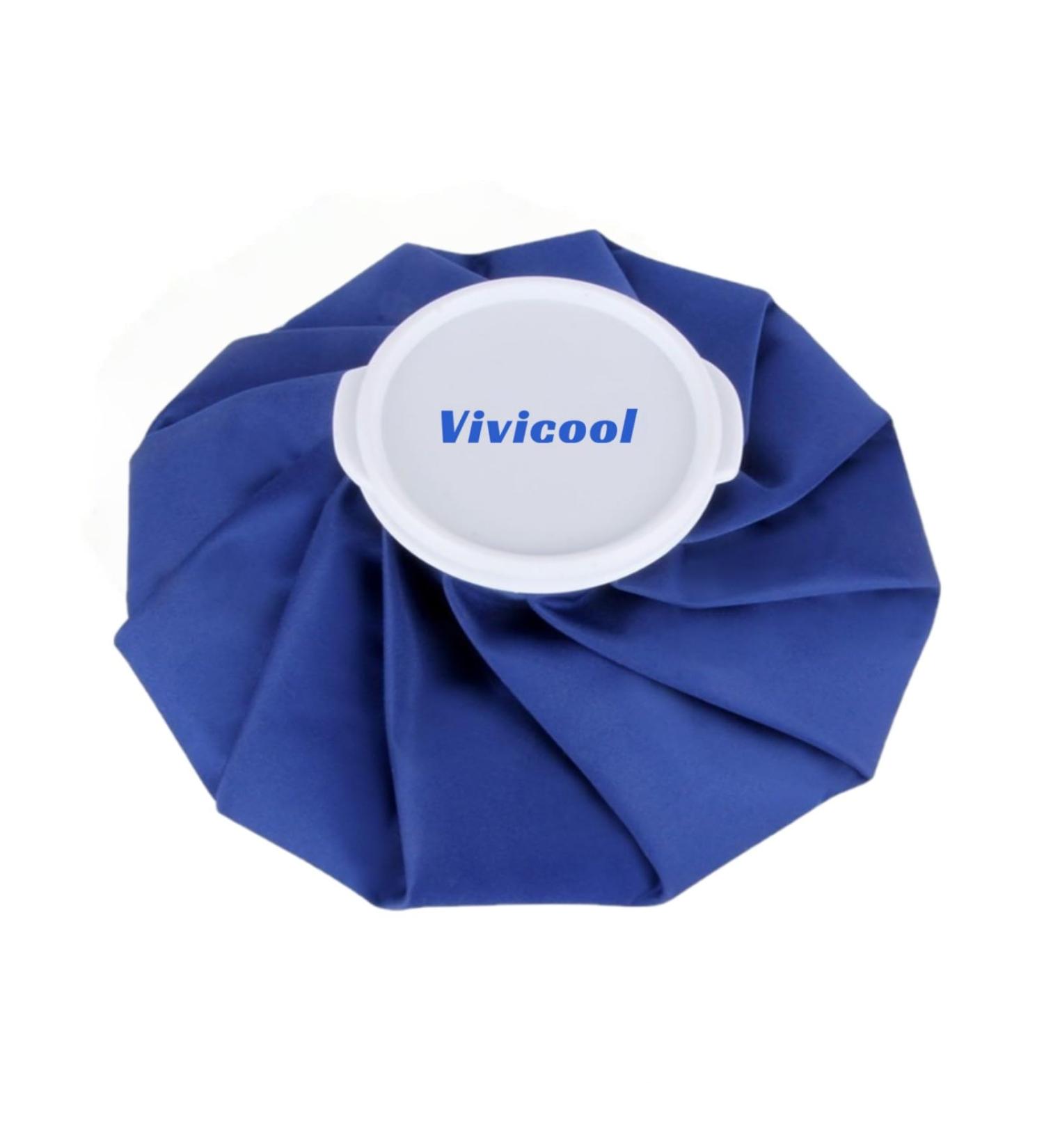 Vivicool 9-inch Reusable Ice Bags for Injuries - Heat & Cold Therapy Pain Relief & First Aid Packing - Reduce Sports Injuries - Buy Online on GoSupps.com