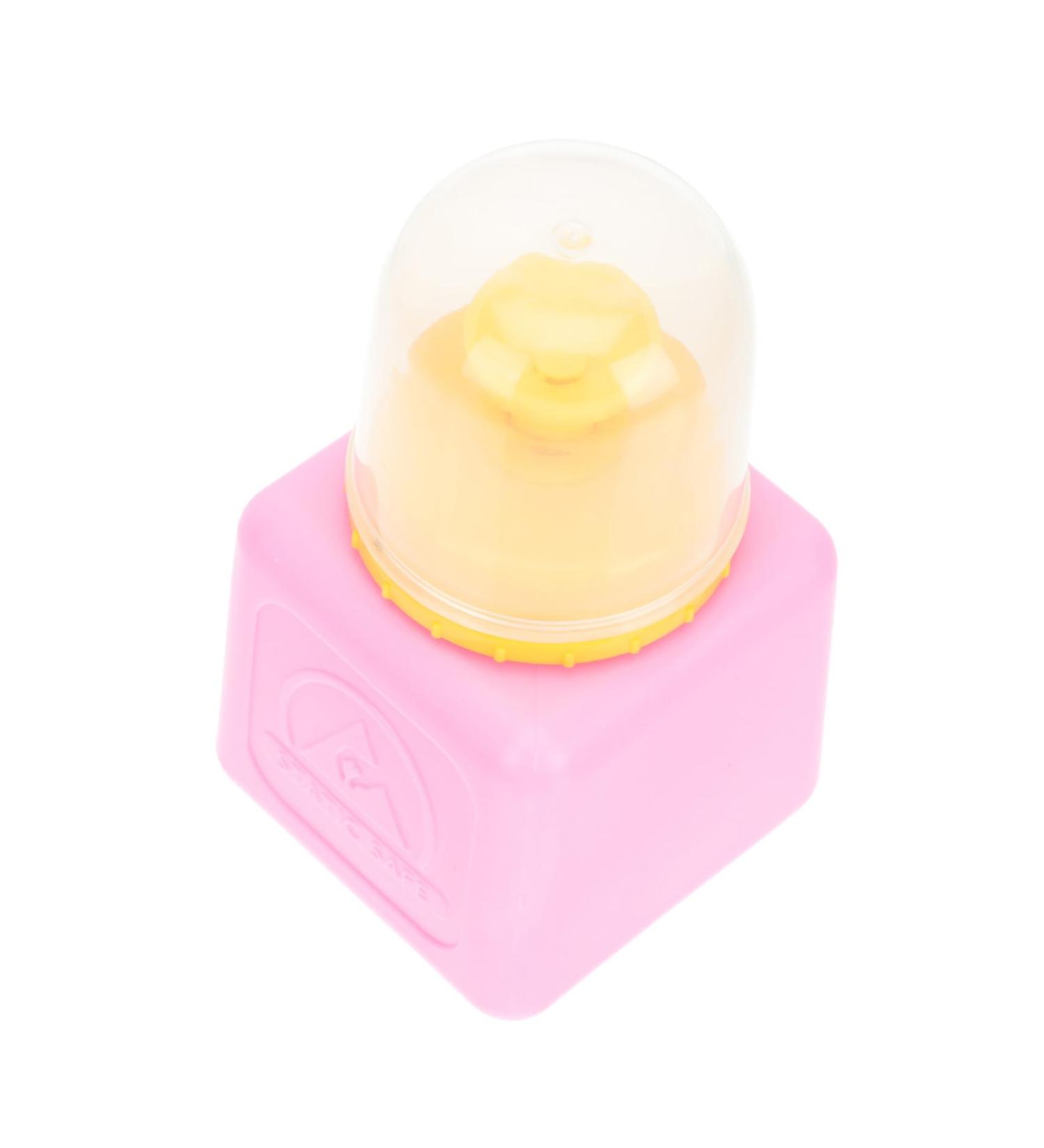 Housoutil 1pc Squeeze Bottle Refillable Nail Polish Bottle Refillable Empty Pump Bottle Push down Dispenser Large Pump Bottle Dispenser Shampoo Pink Plastic Abs Air Pressure Bottle Take Away 10x5.3cm Pink - Buy Online on GoSupps.com