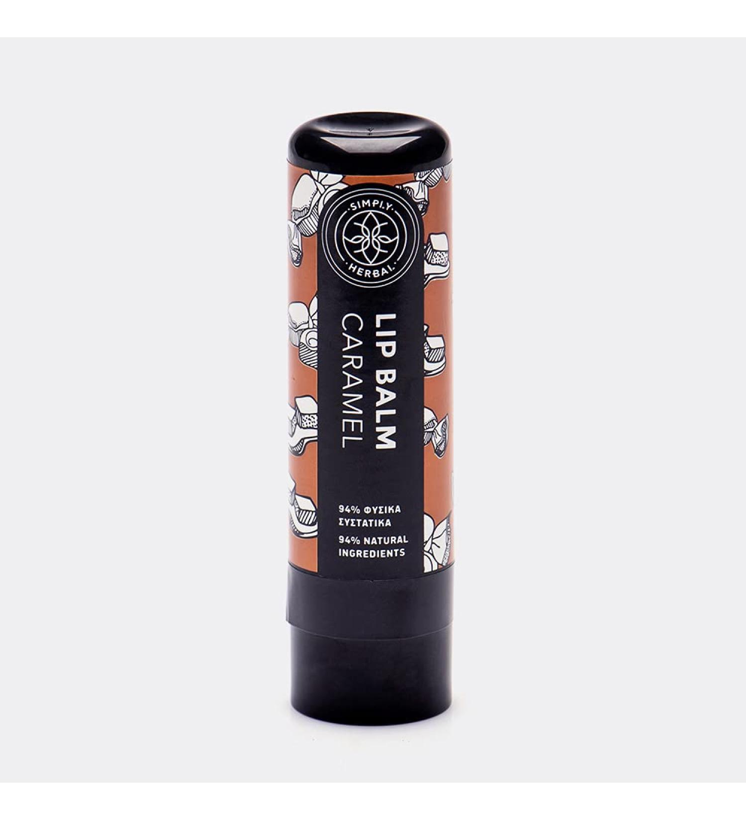 Simply Herbal Lip Balm Caramel with Herbal Oil and Butter blend (5ml)