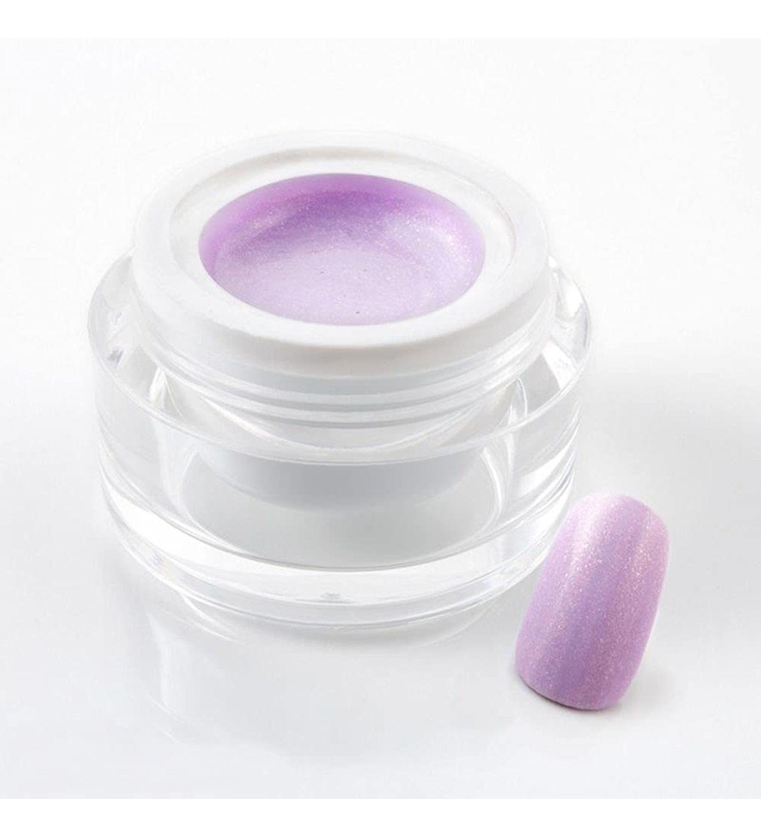 5 ml exclusive UV color gel/color gel/glitter gel - in cupcake currant violet