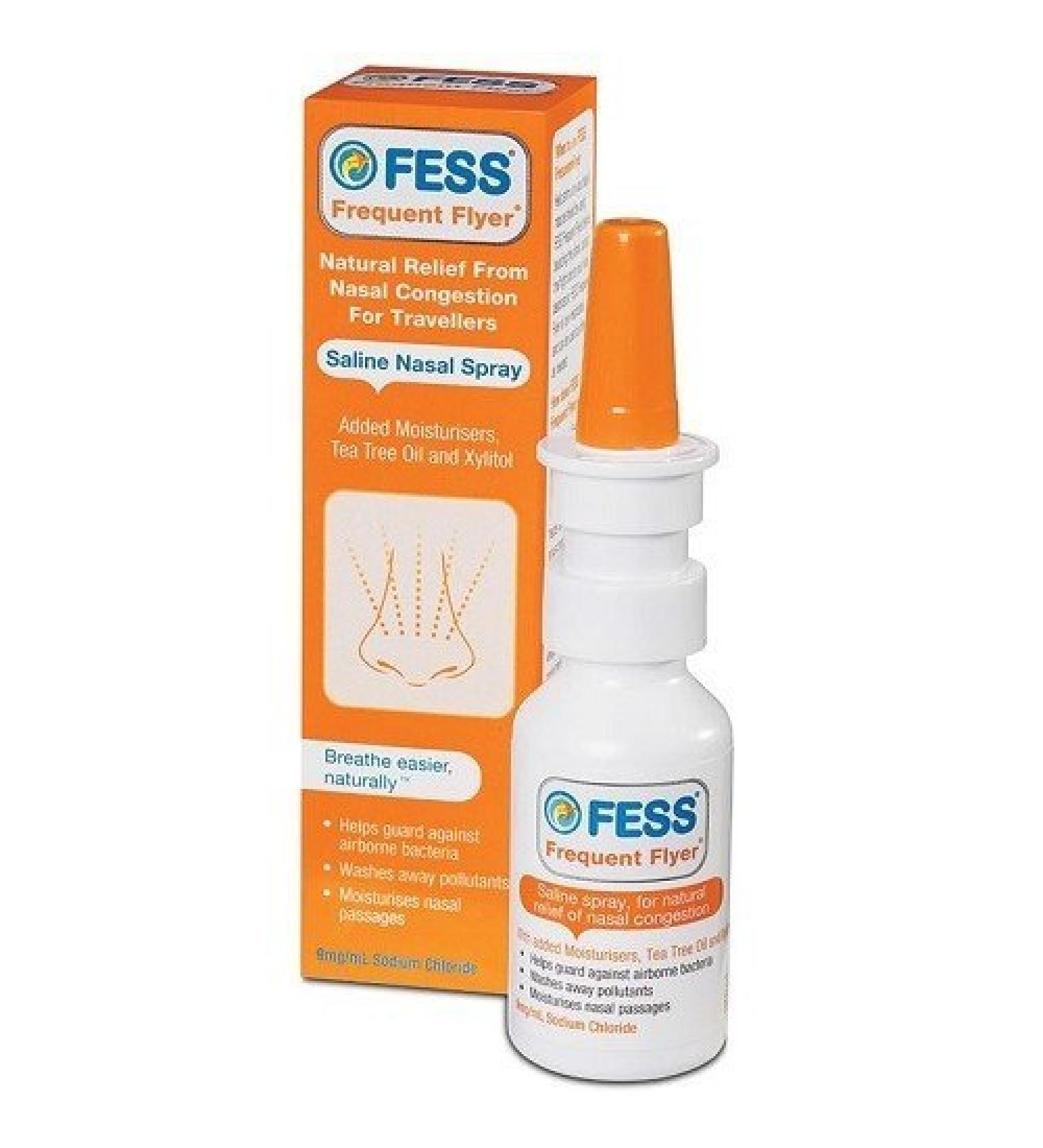 FESS Frequent Flyer Saline Nasal Spray 30ml by F.E.S.S.
