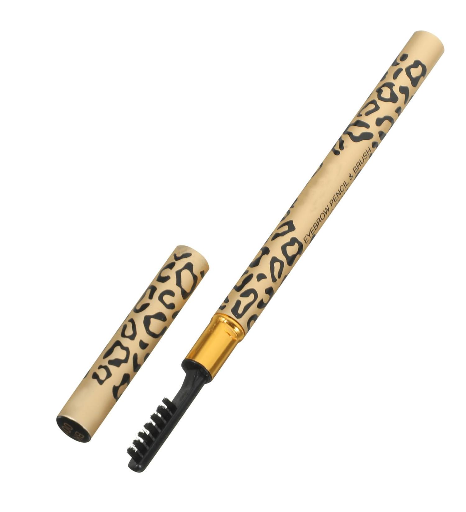 2 pi ces Crayon Sourcils L opard Noir avec Brosse Multifonction Couleur Naturelle et Application Lisse pour Maquillage Professionnel et Usage Personnel - Buy Online on GoSupps.com