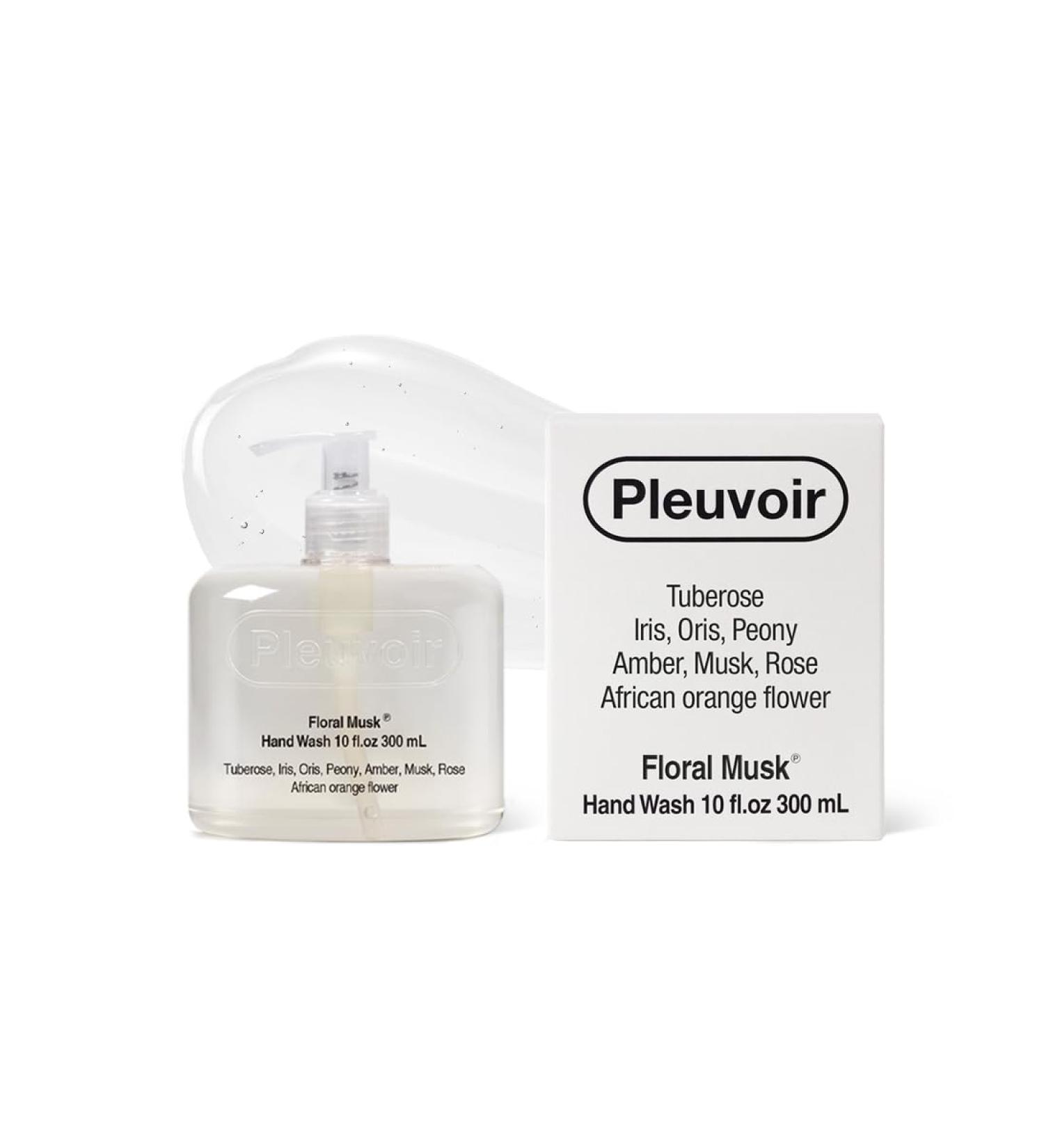 Pleuvoir Floral Musk Hand Wash 10 fl. oz | Moisturizing Vegan Hand Wash for Sensitive Skin | Cruelty-Free Tuberose & Floral Musk Soap - Buy Online on GoSupps.com