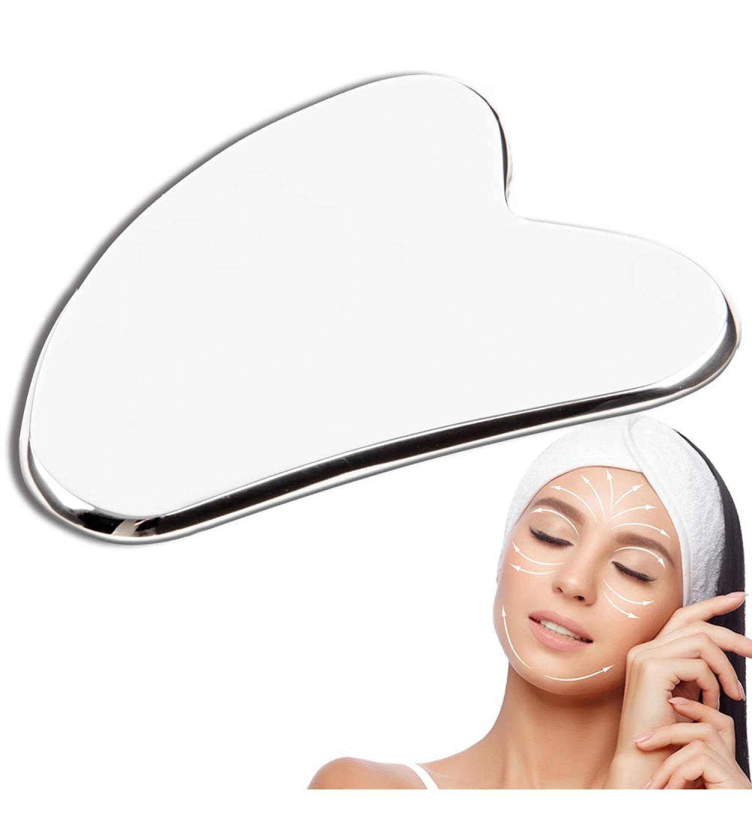FeelFree Sport Stainless Steel Gua Sha Tool | Facial & Body Massage Acupuncture Therapy Spa Treatment - Buy Online on GoSupps.com