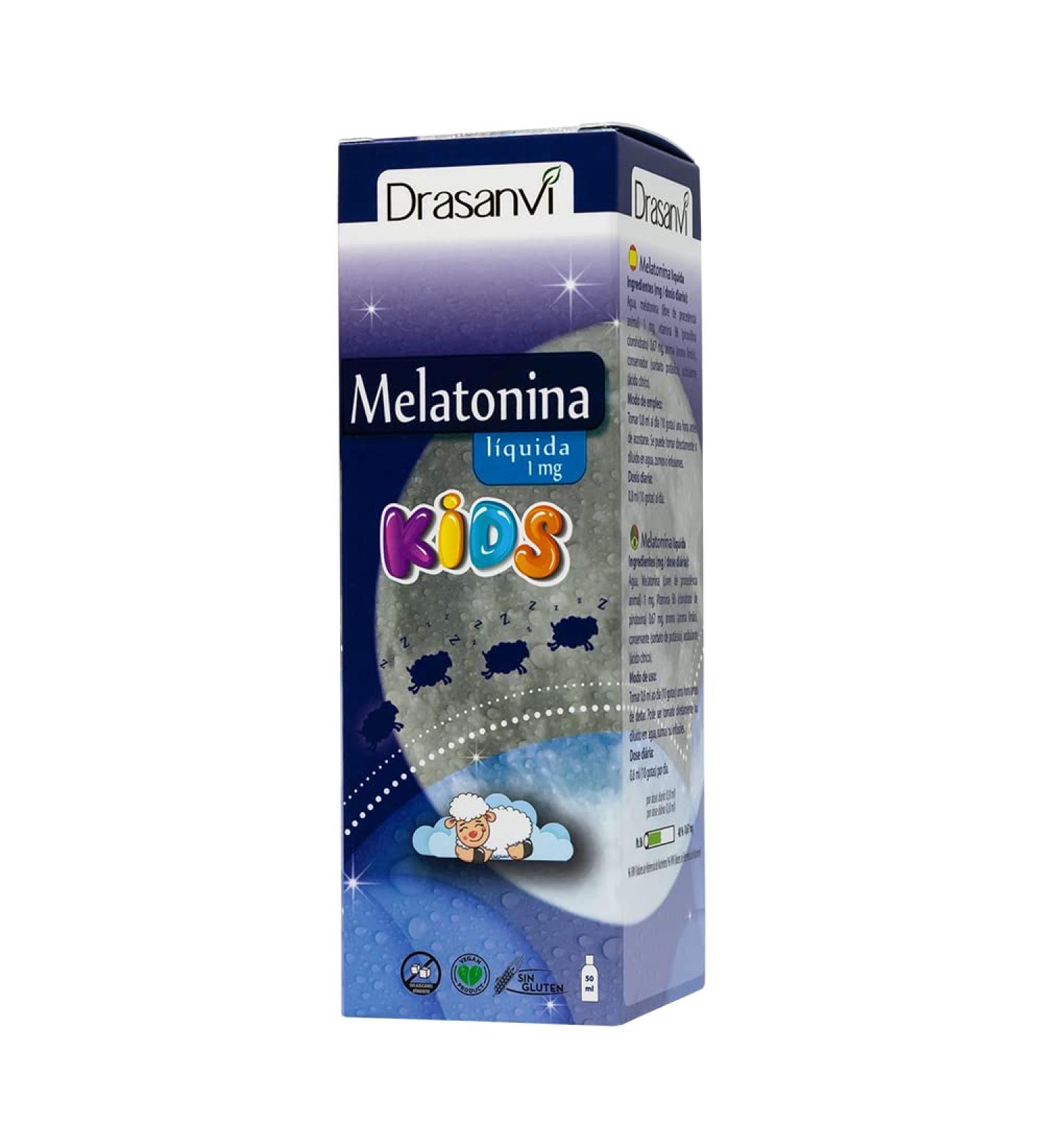 LIQUID MELATONIN Kids 50 ml 1 MG DRASANVI - Buy Online on GoSupps.com
