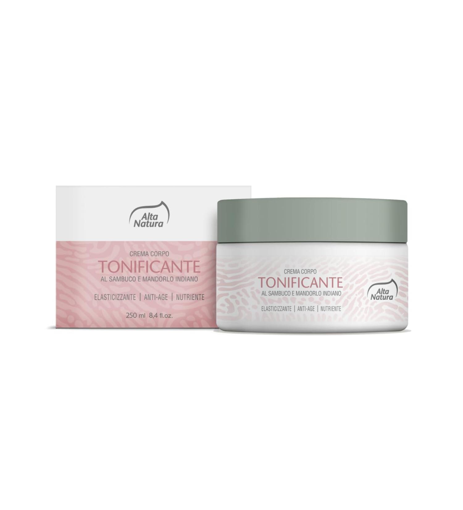 Alta Natura Haute Nature Tonifying Body Cream Elderberry and Indian Almond Elasticizing Anti-Aging Nourishing 250 ml