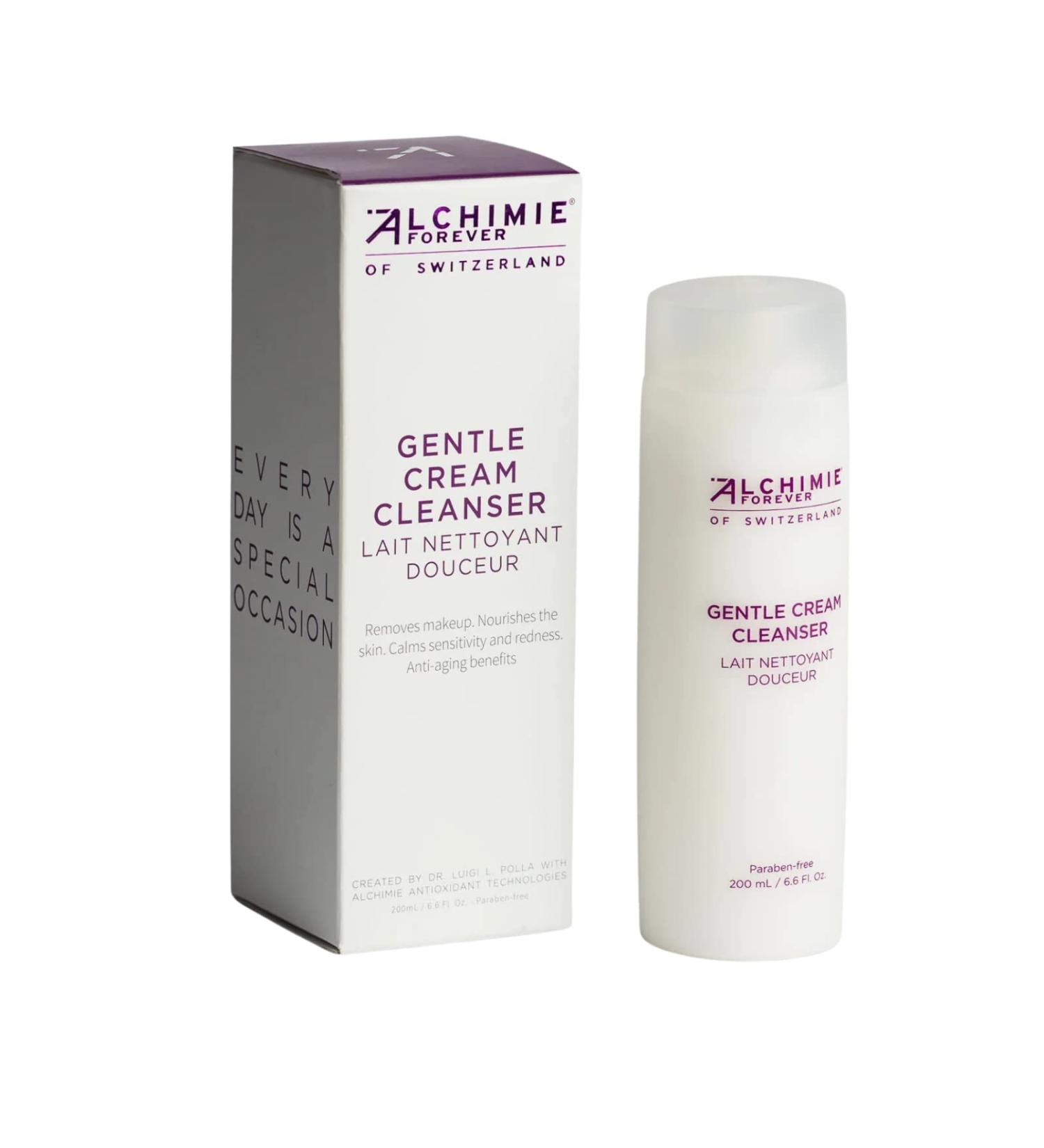 Alchimie Forever Gentle Cream Cleanser - Hydrating & Brightening Facial Cleanser | 6.6 Fl Oz | Redness Relief & Impurity Removal - Shop Internationally - Buy Online on GoSupps.com