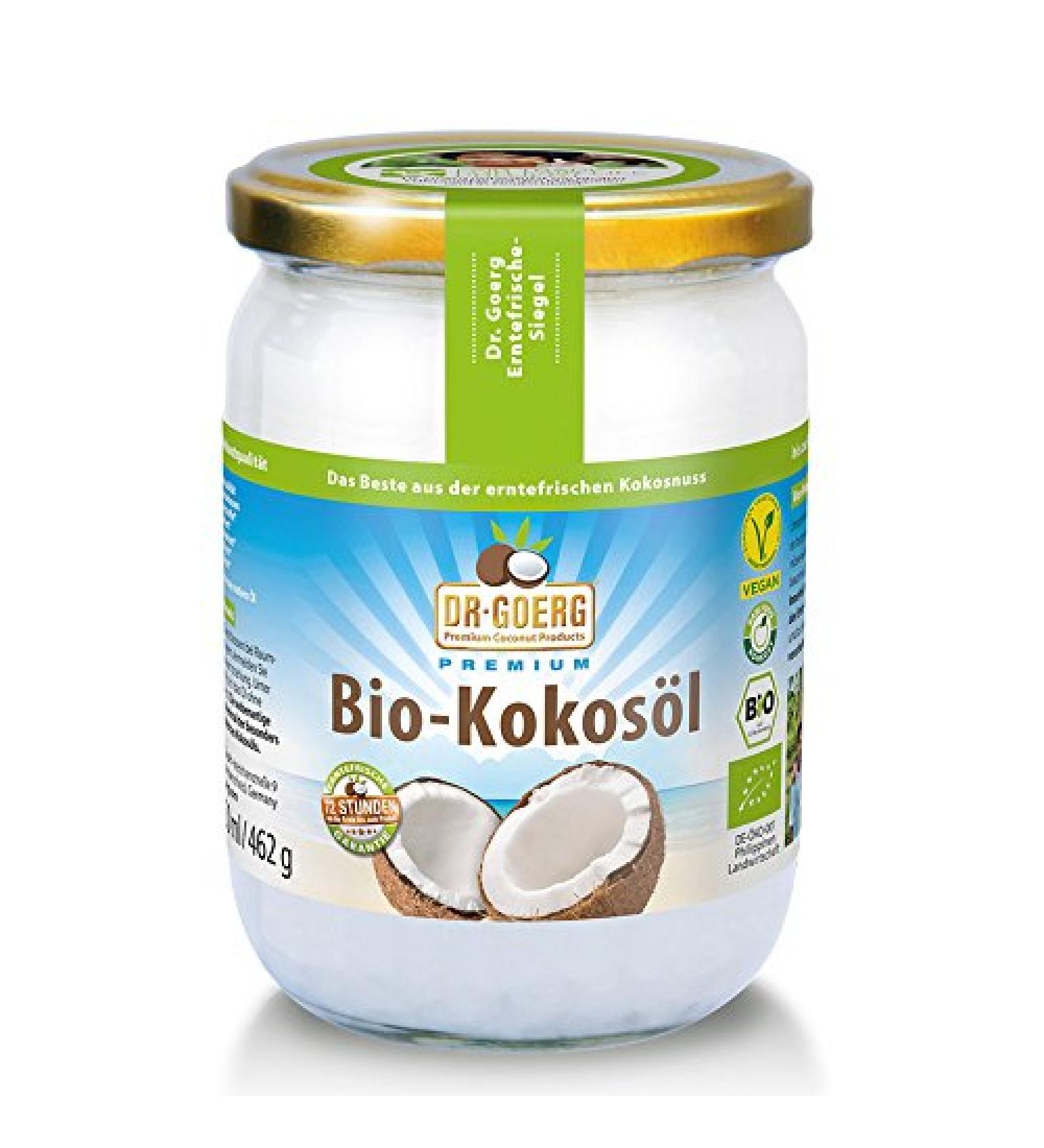 Dr. Goerg Premium Organic Coconut Oil pack of 2 (2 x 500 ml)