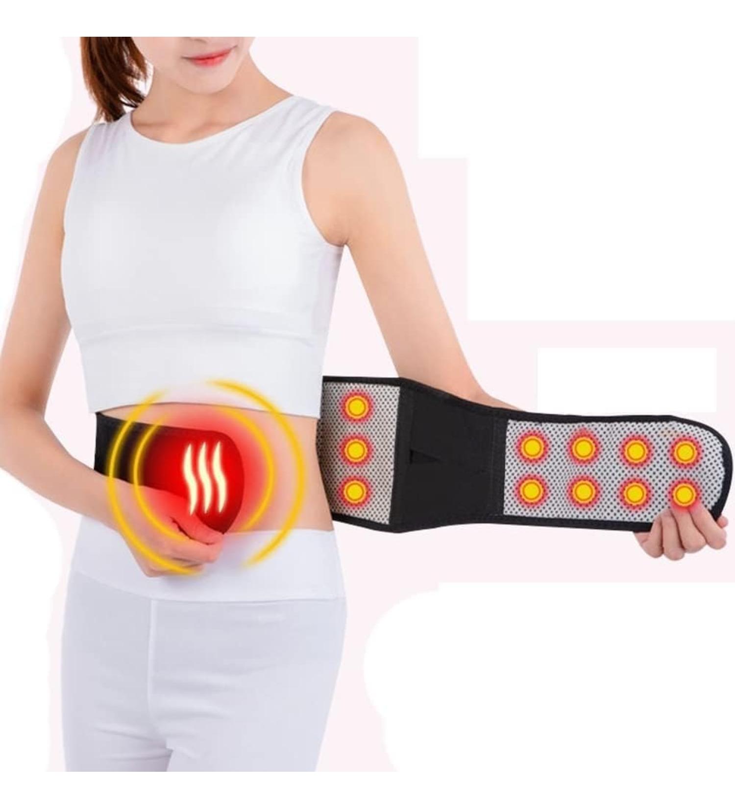 Self-Warming Waist Bandage Belt | Magnetic Heated Lumbar Support for Pain Relief | Lower Back Pain Relief for Men - Cols Black - Buy Online on GoSupps.com