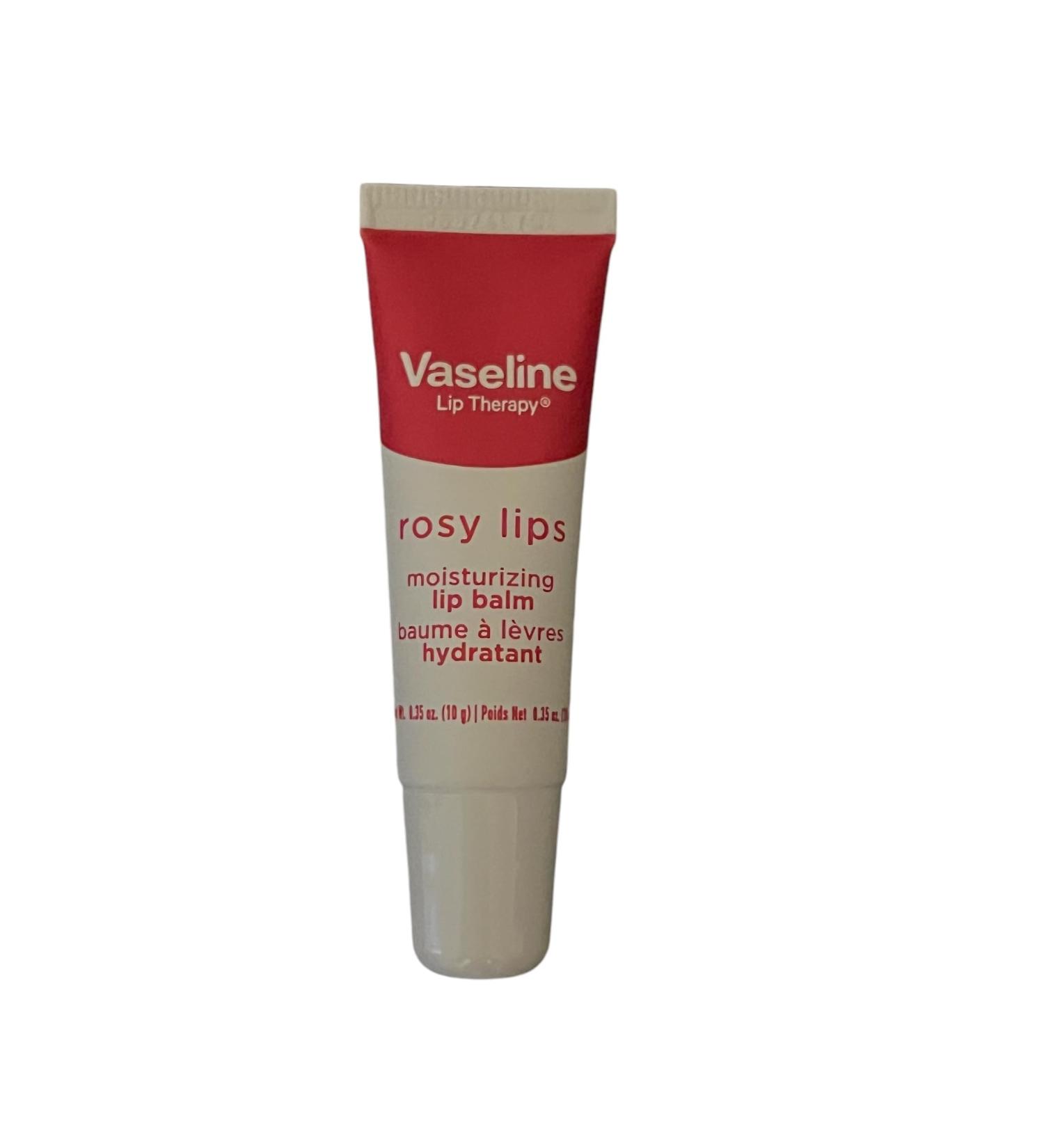 Lip Therapy - Rosy Lips by Vaseline for Women - 0.7 oz Lip Balm (Pack of 3)