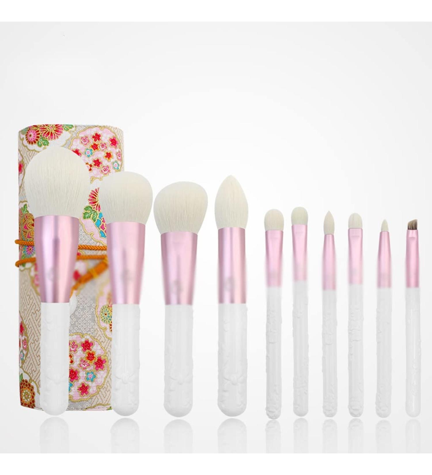 10 Piece Professional Makeup Brush Set | Premium Quality Tools for Flawless Application - Shop Internationally - Buy Online on GoSupps.com