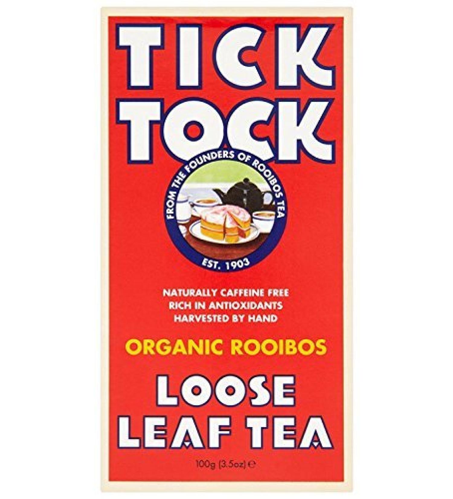 Tick Tock Lot de 3 feuilles en vrac bio 100 g - Buy Online on GoSupps.com