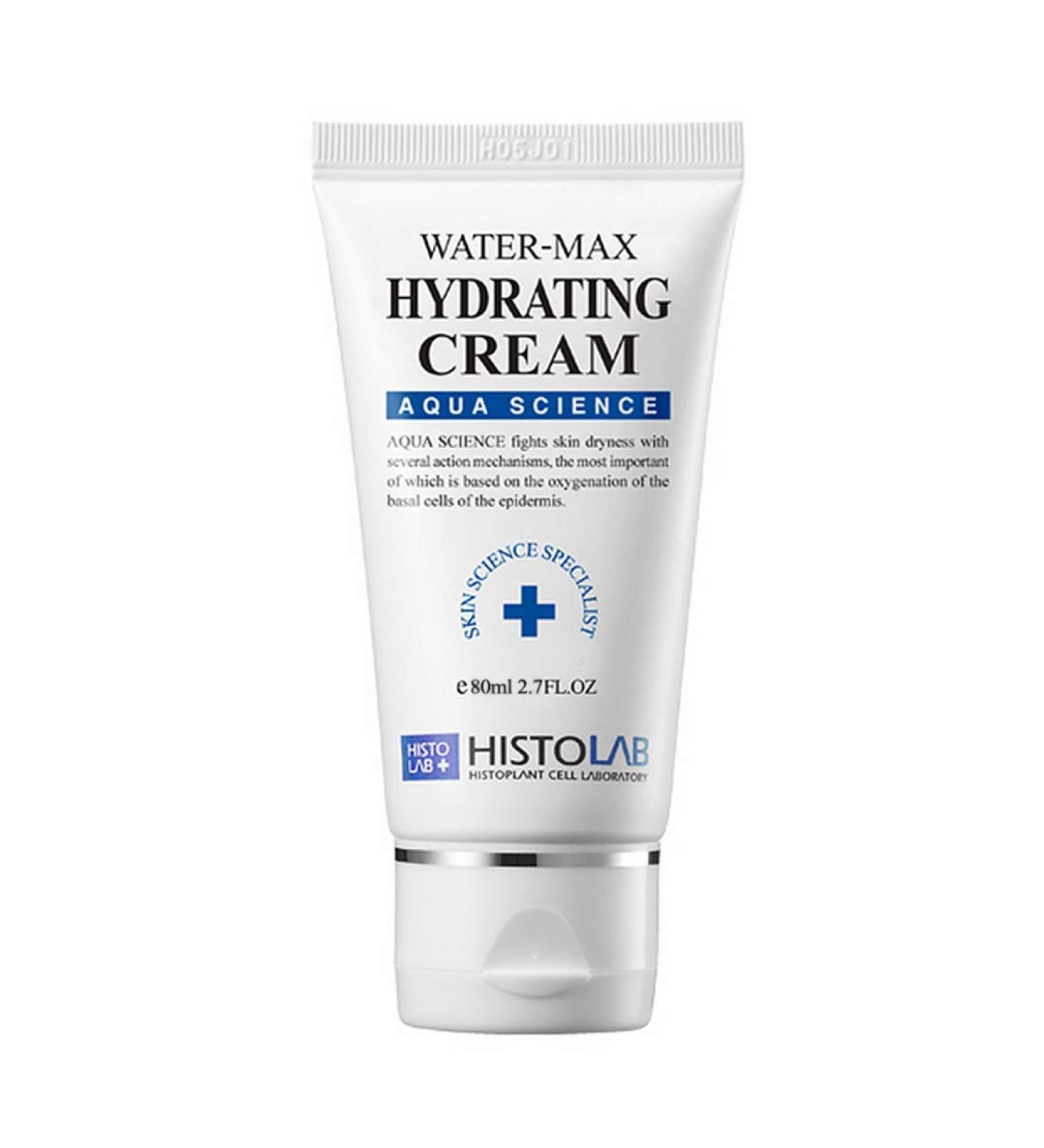 HISTOLAB Water-Max Hydrating Cream | 80ml/2.7fl.oz | For Dry & Dehydrated Skin | Boosts Moisture & Hydration | For Day and Nighttime Use - Buy Online on GoSupps.com