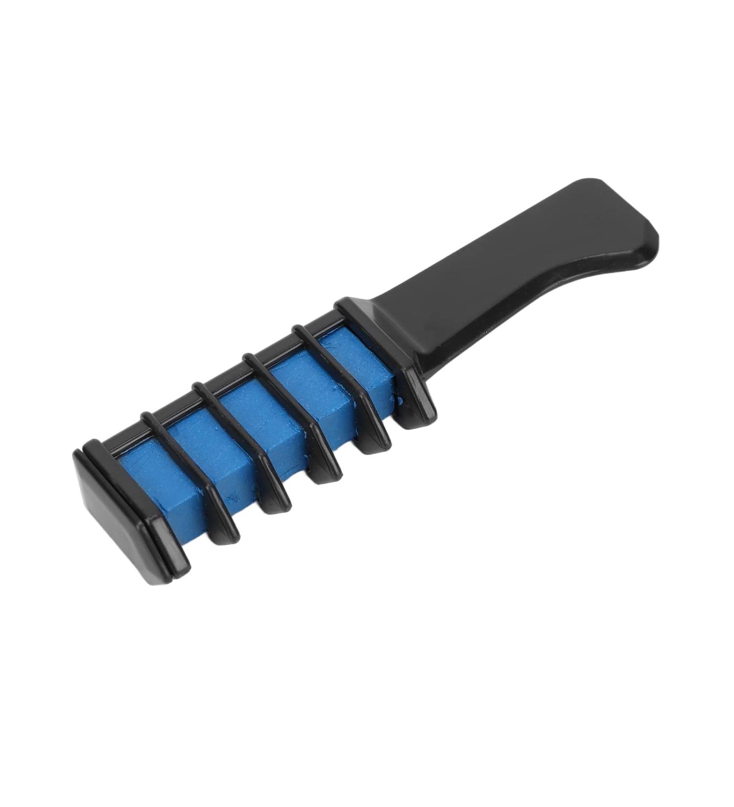 Temporary Hair Chalk Comb - Safe Blue Hair Dye Comb for Cosplay & Parties | International Shipping - Buy Online on GoSupps.com