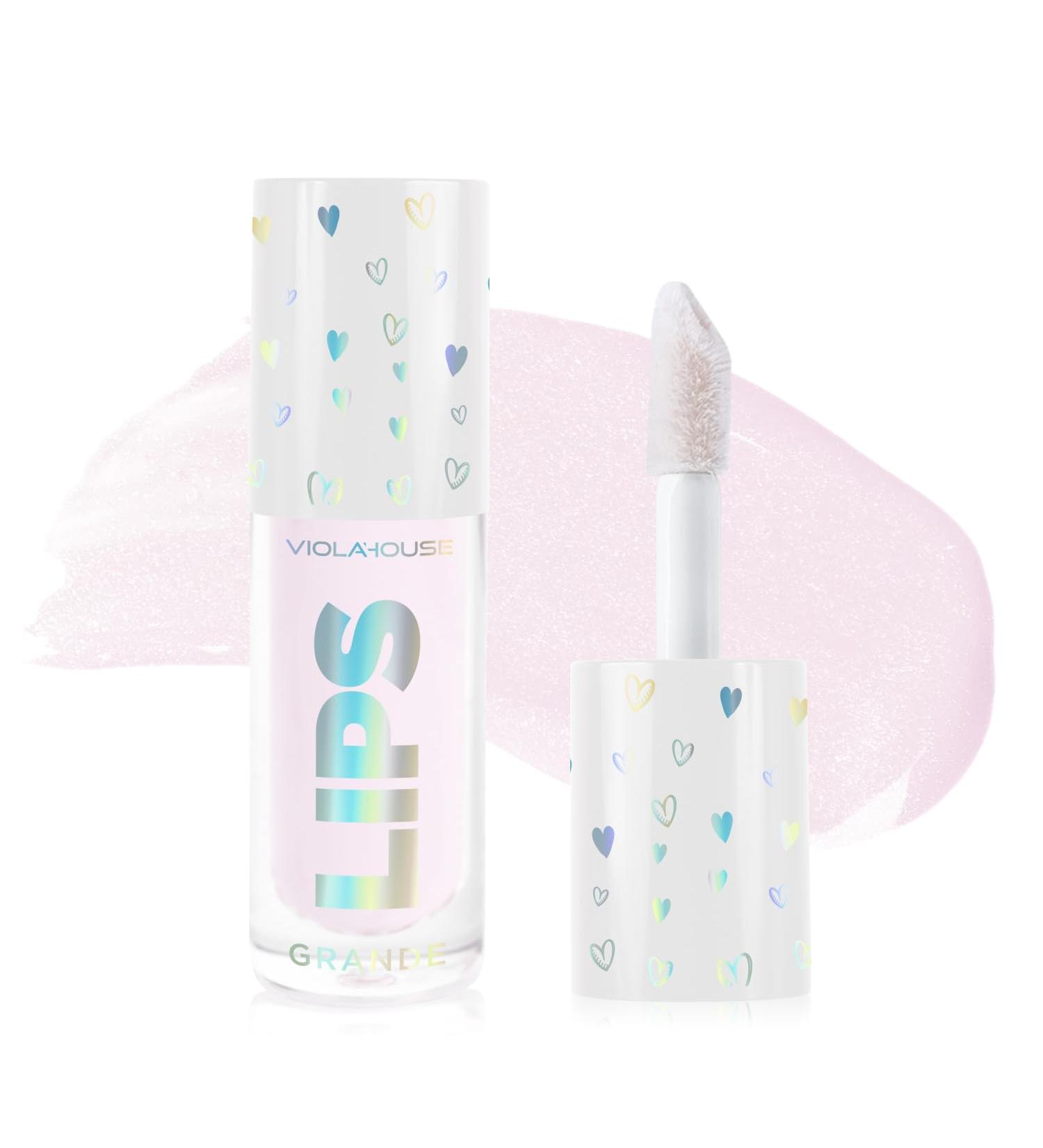 VIOLA HOUSE Lip Plumping Gloss | High Gloss Lip Plumper for Fuller Lips | Moisturizing Formula - 50ml/0.17fl oz (2 Pale Rose - Buy Online on GoSupps.com