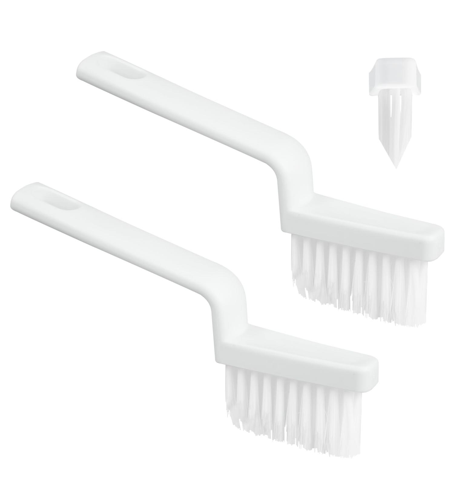 2pcs V Shaped Grout Cleaner Brush Handheld Stiff Bristle Crevice Cleaning Brush Multifunctional Shower Scrub Tool for Tile Floors Tracks Door Slot Bathroom Kitchen - Buy Online on GoSupps.com