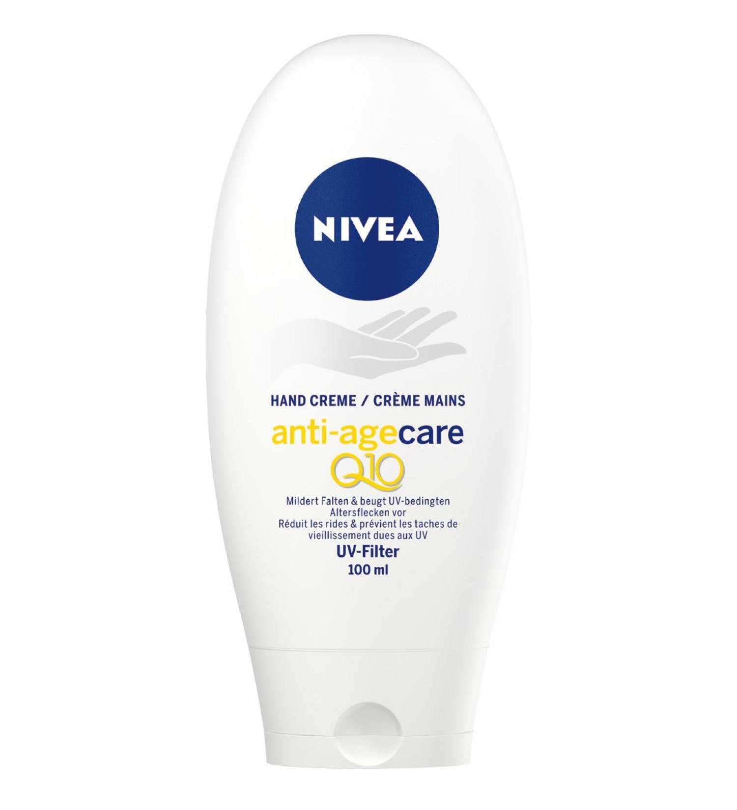 Nivea Anti Age Q10 Hand Cream 1 pack (1 x 100 ml) reduces wrinkles and prevents UV-related age spots