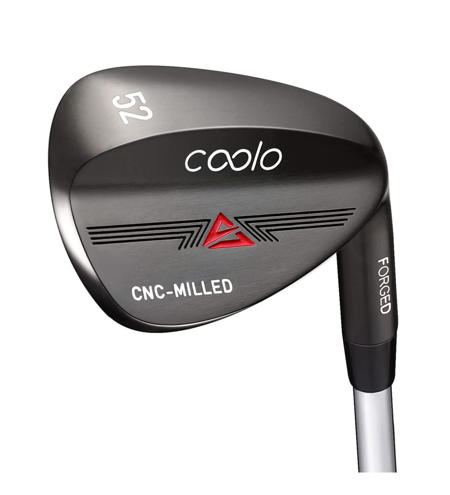 COOLO Milled Golf Wedges for High and Mid Handicappers - Men's Right Handed Sand Wedge Set (52/56/60 Degrees) - Black Satin Finish - Buy Online on GoSupps.com