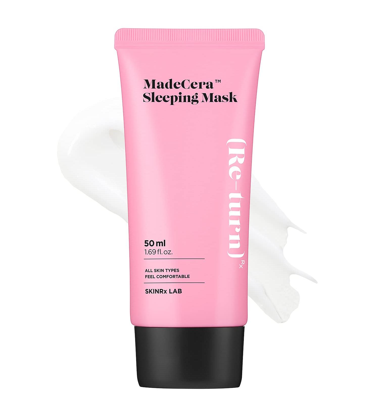 SKINRxLAB Cera Sleeping Mask 50ml - Overnight Moisturizing Mask with Ceramide Cica & Rosemary for Dull Skin - Buy Online on GoSupps.com