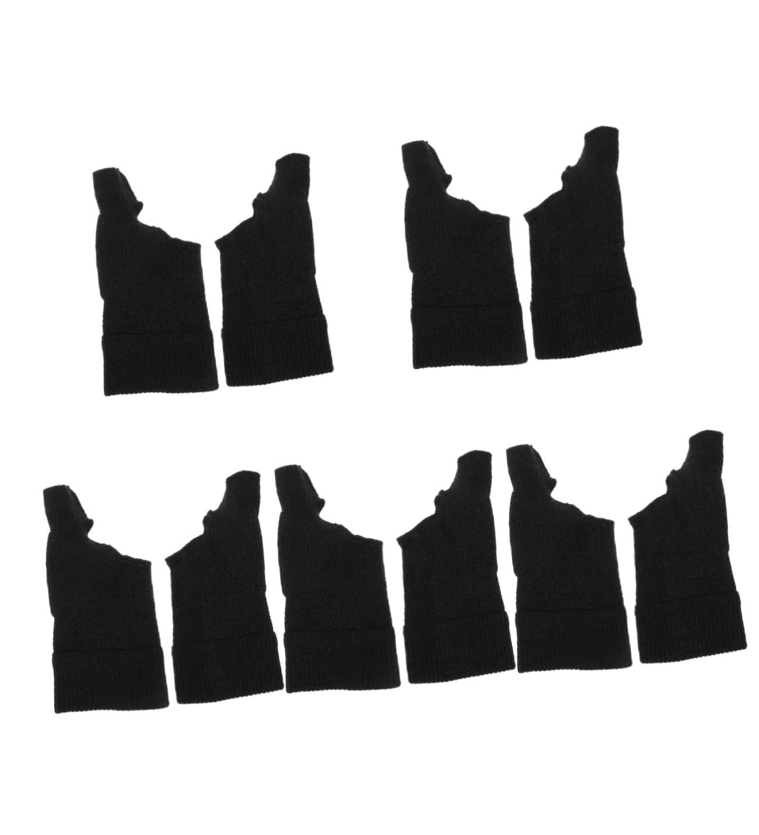 Buy Healvian 5 Pairs Compression Finger Sleeves | Sports Support Stabilizer & Reusable Splint for Fitness - International Shipping Available - Buy Online on GoSupps.com