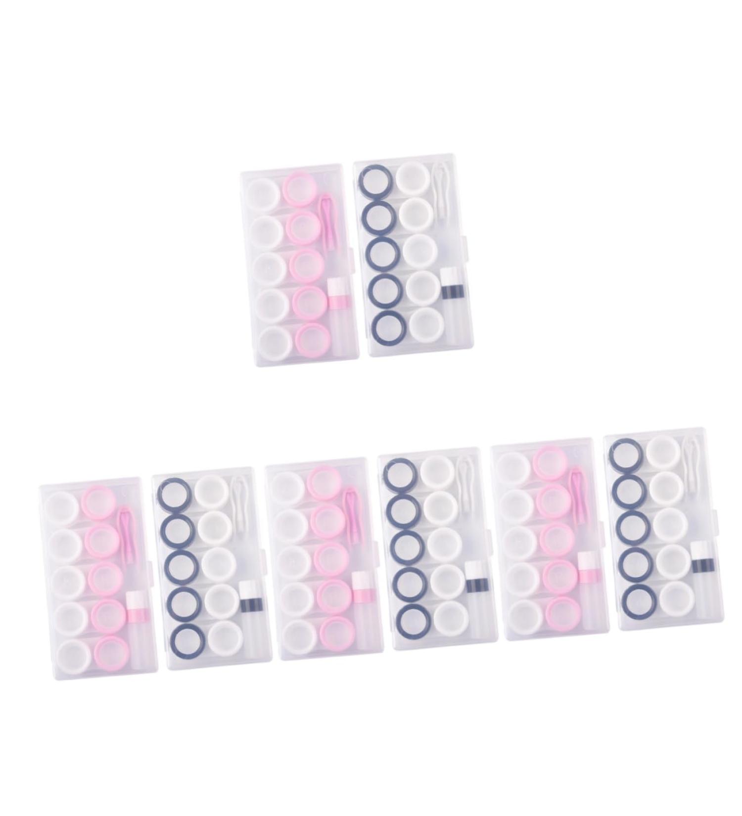 Solustrie 8-Slot Storage Box for Colored Contact Lenses | Durable Contact Lens Case & Tank | Ideal Lens Housing Kit - Buy Online on GoSupps.com