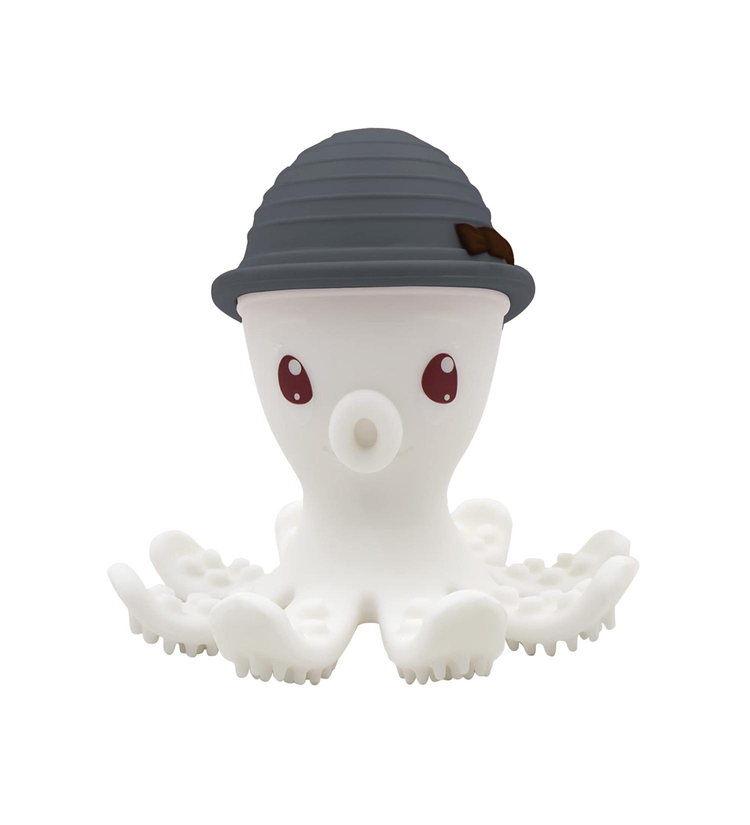 M mbella 8124 Teething Ring - Silicone Octopus in Blue-Grey | Safe International Shipping - Buy Online on GoSupps.com