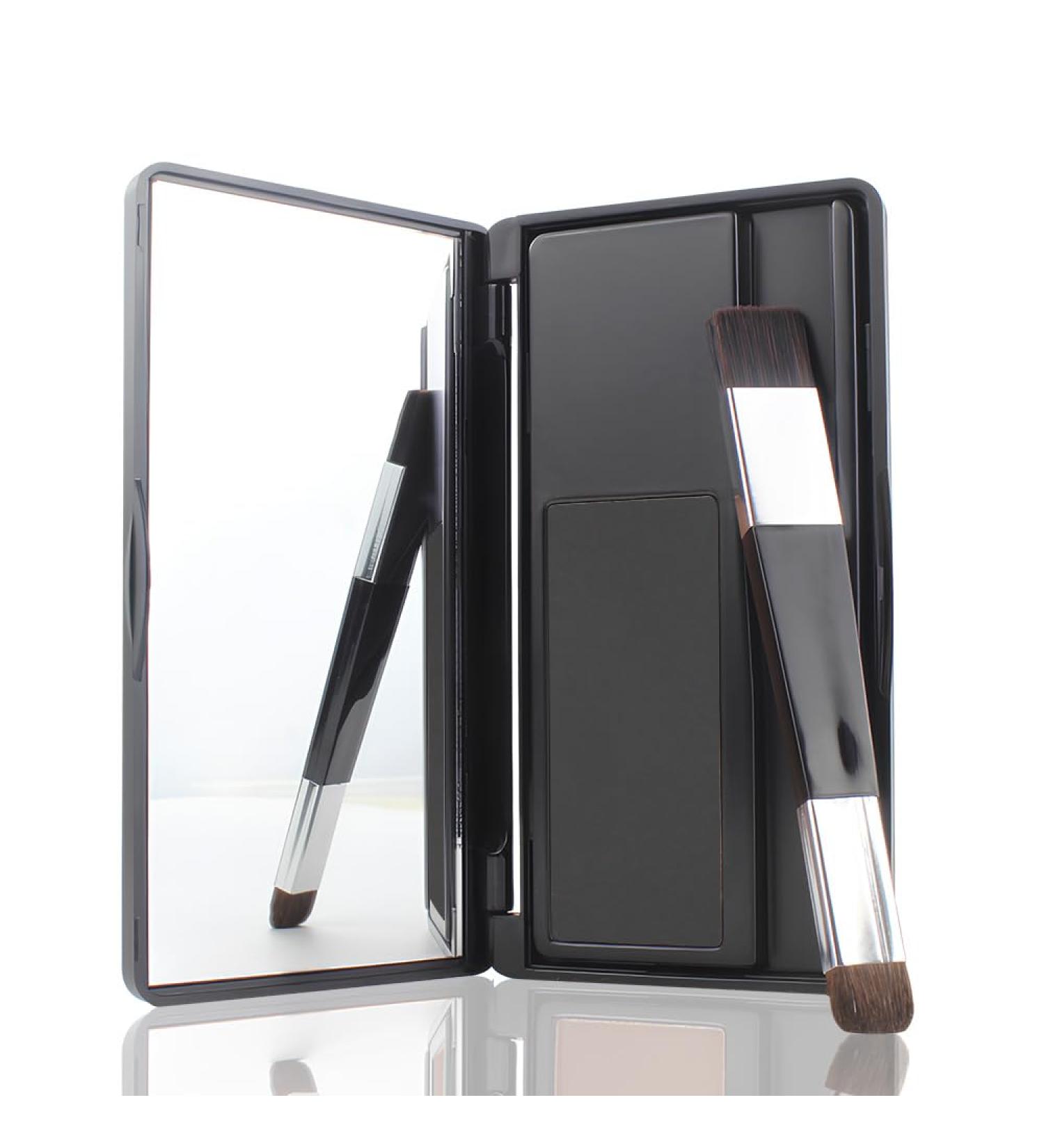 VOLLUCK Root Touch up Powder Long-lasting Hairline Powder for Men Women Waterproof Root Cover up for Hairline Bald Spots 8g (Black) - Buy Online on GoSupps.com