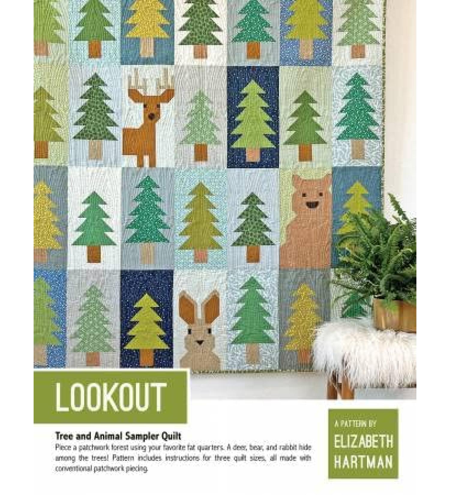Elizabeth Hartman Lookout Pattern  Multi  Small
