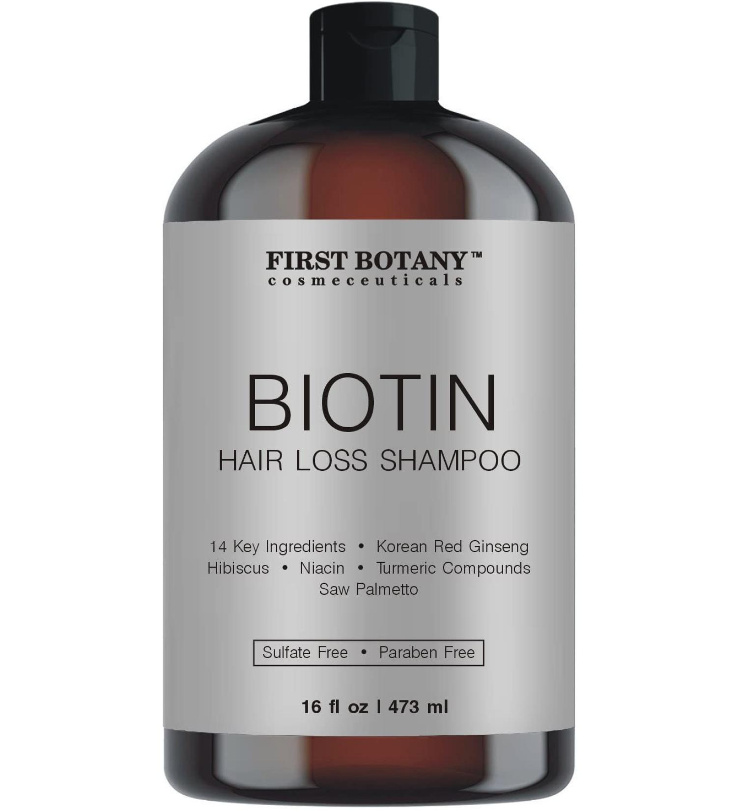 Hair Regrowth Shampoo 16 fl oz with DHT Blockers - Hydrating, Detoxifying, Volumizing for Men and Women - Buy Online on GoSupps.com