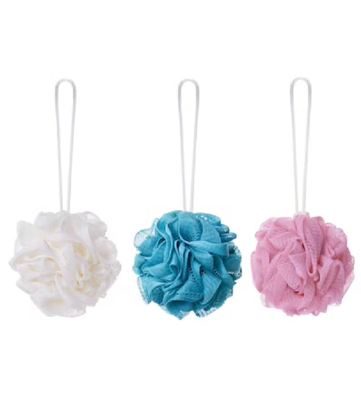  BY N Body Puff for Invigorating Clean Multicolour Polyethylene Plastic (Pack of 3) - Buy Online on GoSupps.com