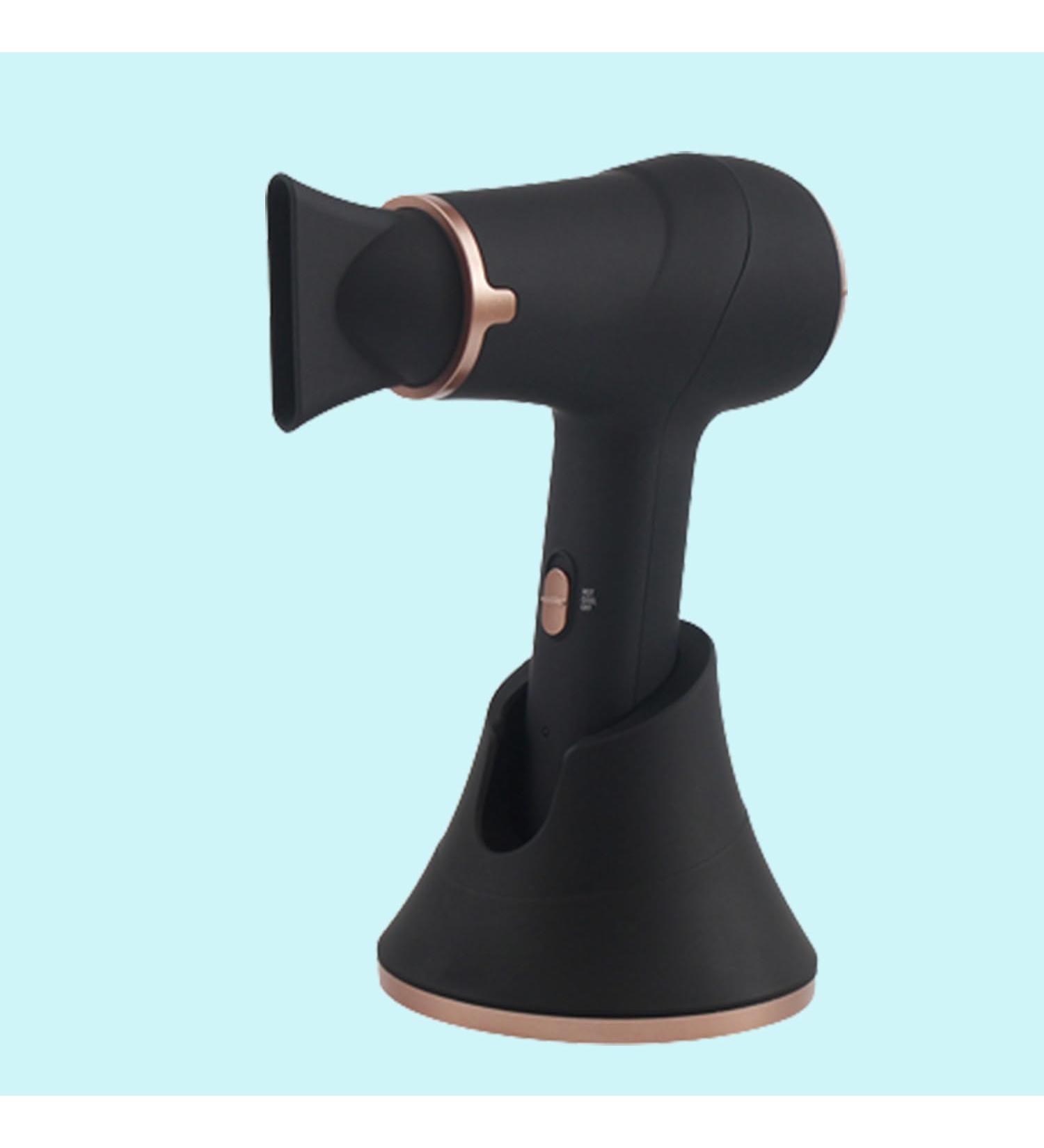Black Cordless Hair Dryers Low-Heat Rechargeable Blow Dryer with 5000mAh Lithium Batteryr Haircare Nozzle Portable Travel Mini Blow Dryer Hot/Cold Air - Buy Online on GoSupps.com