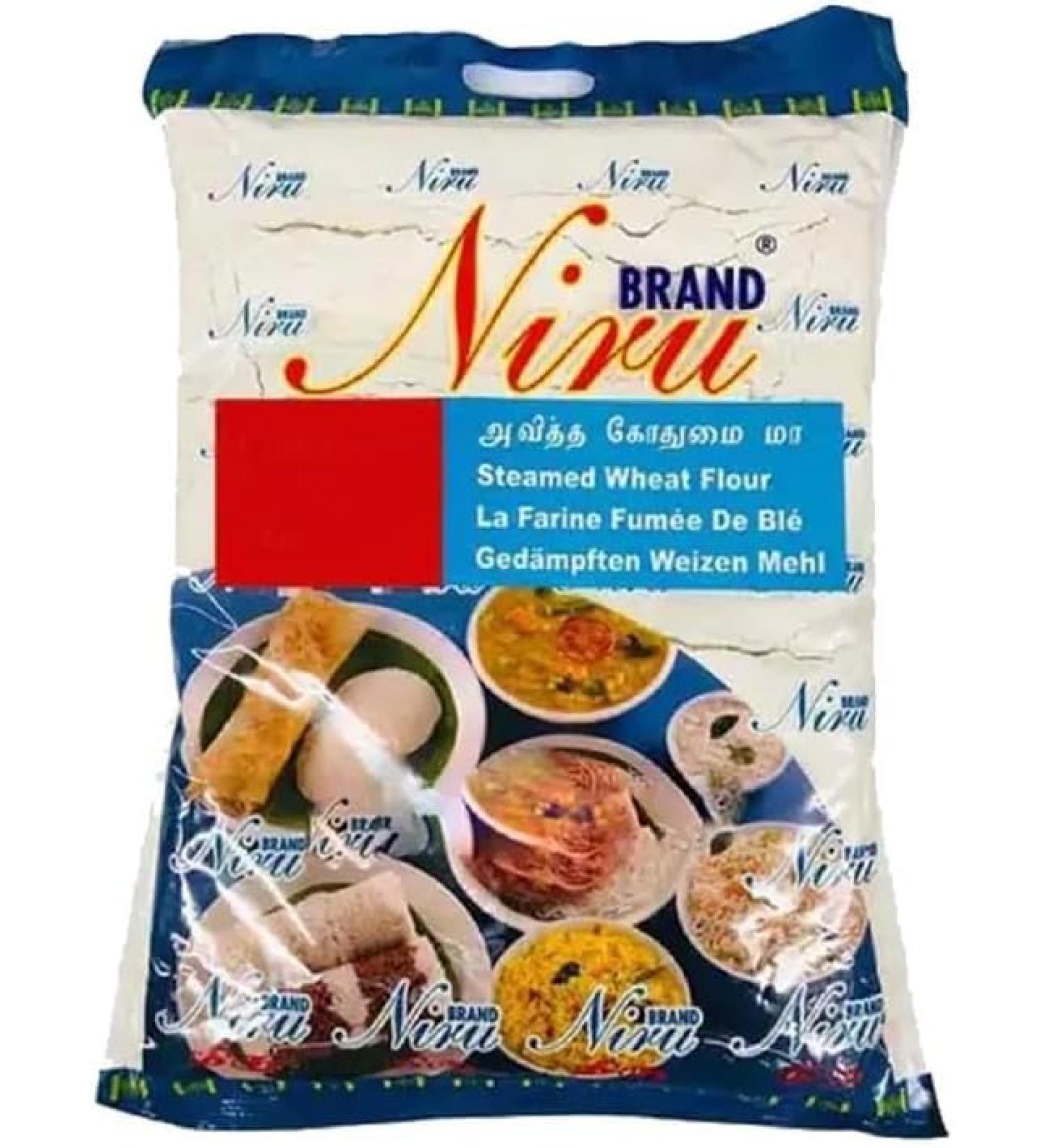 Seelans | Niru Steamed wheat Flour- Used to make Indian snacks and sweets High Fibre & Protein Soft and fluffy texture Steamed Flour-5KG - Buy Online on GoSupps.com