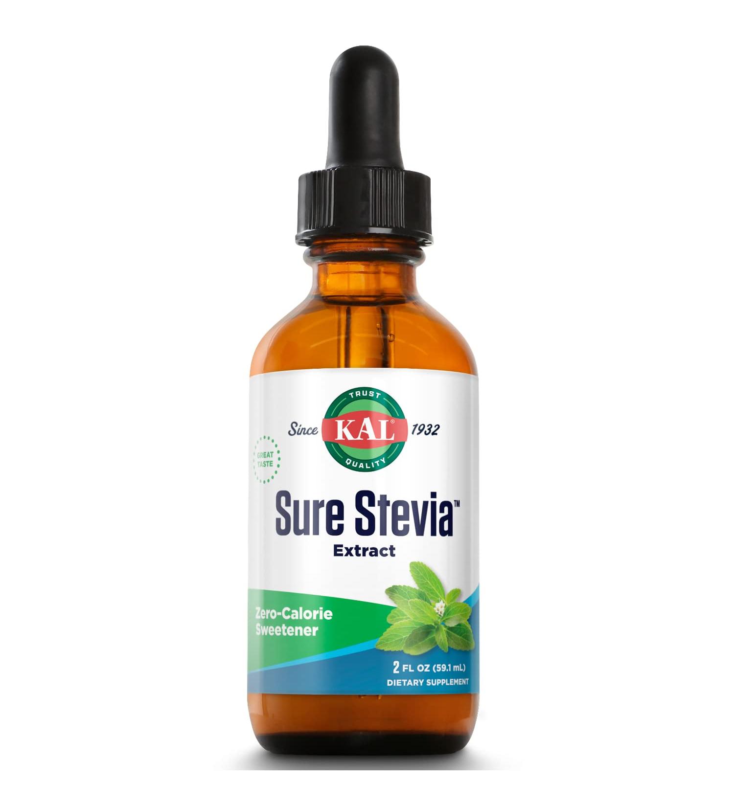 KAL Sure Stevia Extract - 2 fl oz (59.1 ml) | Natural Sweetener - Buy Online on GoSupps.com