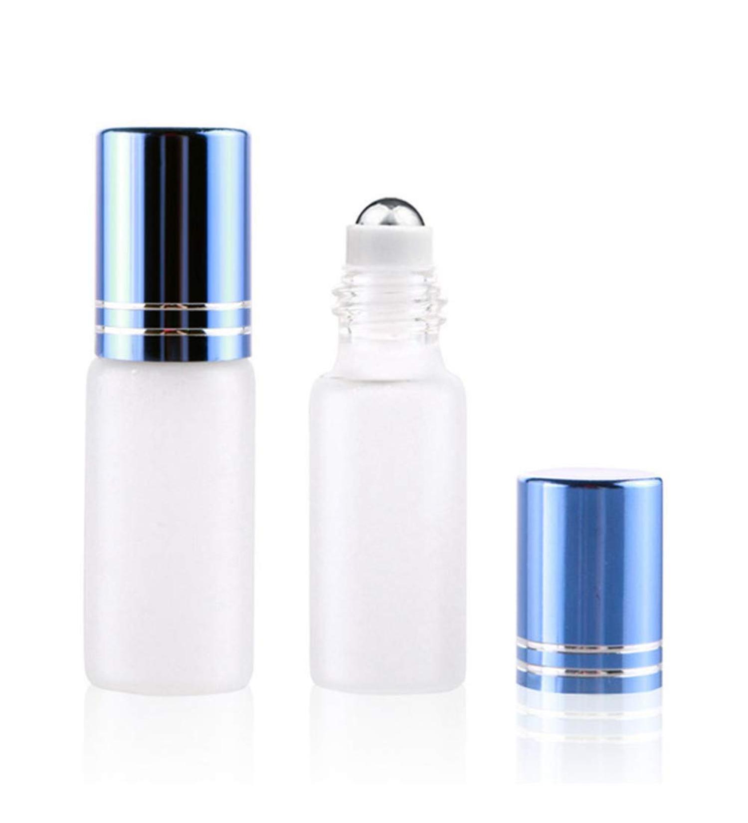Gofeibao Blue Roll-On Glass Bottles for Essential Oils - Ink Roller Bottles for Aromatherapy - Durable & Stylish Essential Oil Containers - Buy Online on GoSupps.com