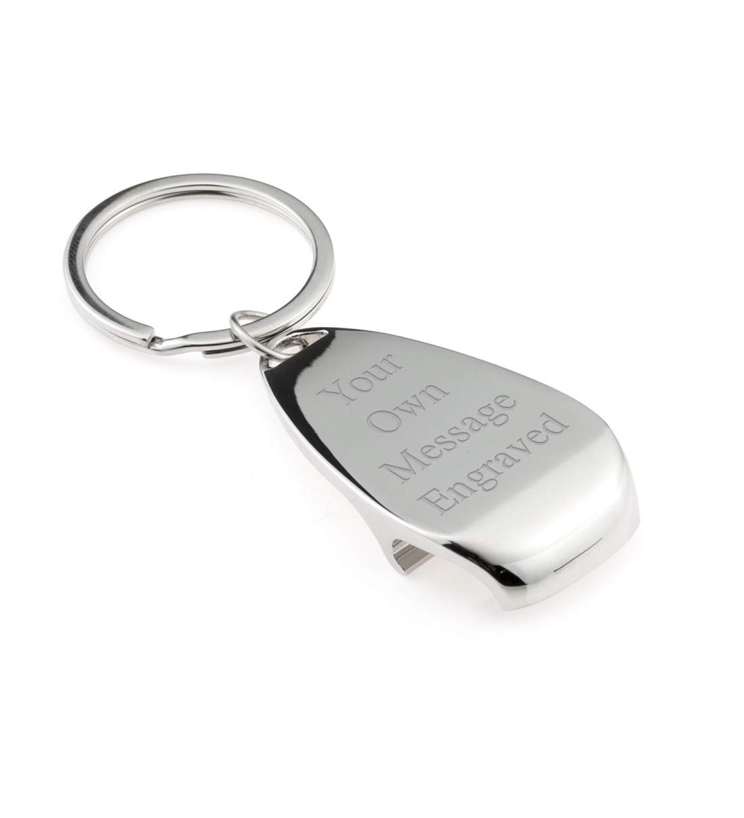 Custom Engraved Classic Claw Bottle Opener Keyring - Personalized with Your Text - Buy Online on GoSupps.com