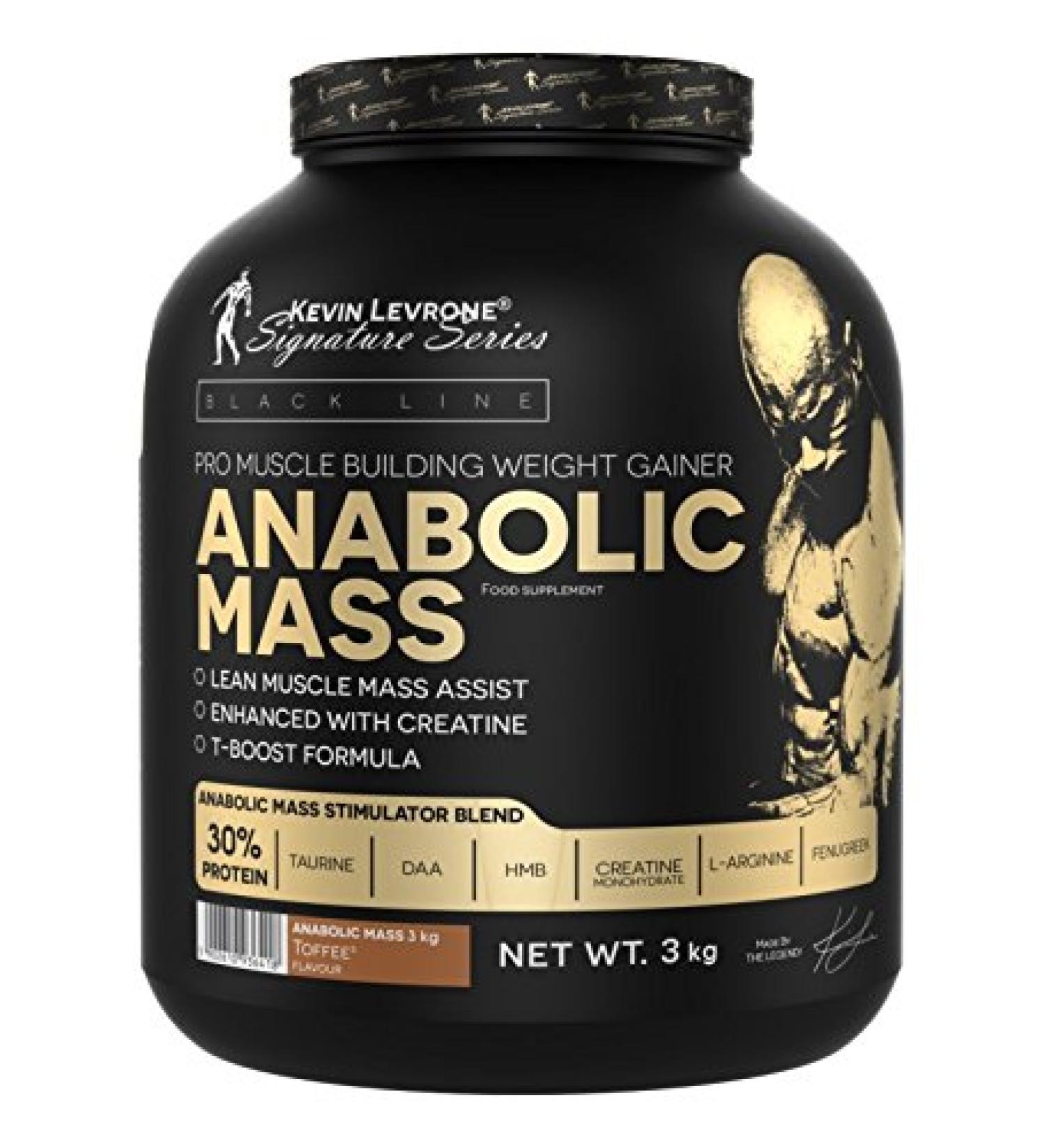 Kevin Levrone Black Line Anabolic Mass 3kg - Bunty - MUSCLE MASS - BULK - PROTEIN