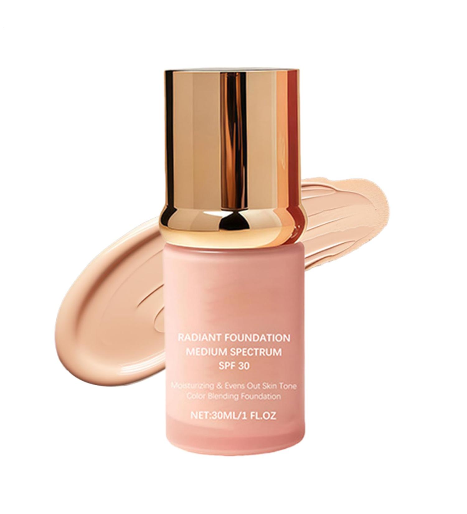Liquid Foundation | 30ml Lightweight Texture with Buildable Coverage Luminous Complexion Corrector - For Business Trips Home Outdoors School and Girlfriend - Buy Online on GoSupps.com