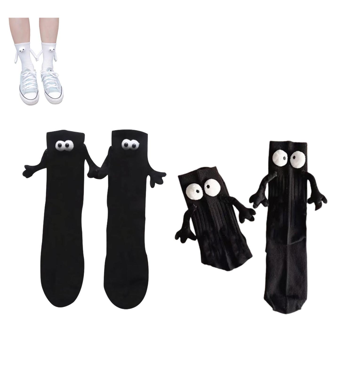 QQLADY Funny Magnetic Suction 3D Doll Couple Socks - Novelty Funny Socks for Women Men - 2PCS-C One Size - Buy Online on GoSupps.com