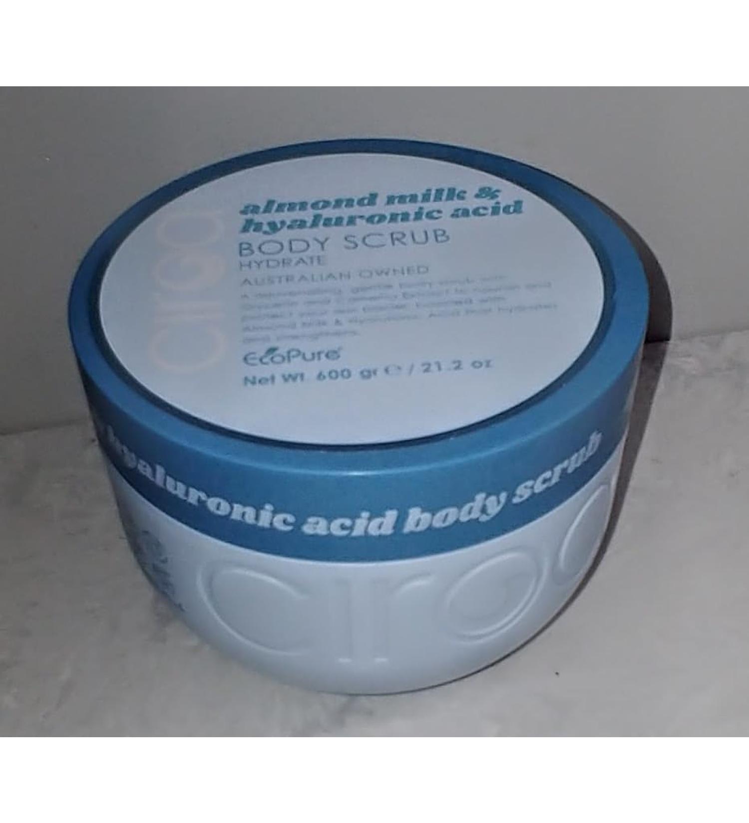 Ciroa Almond Milk & Hyaluronic Acid BODY SCRUB Hydrate 21.2 oz (600gr) Pack of One - Buy Online on GoSupps.com