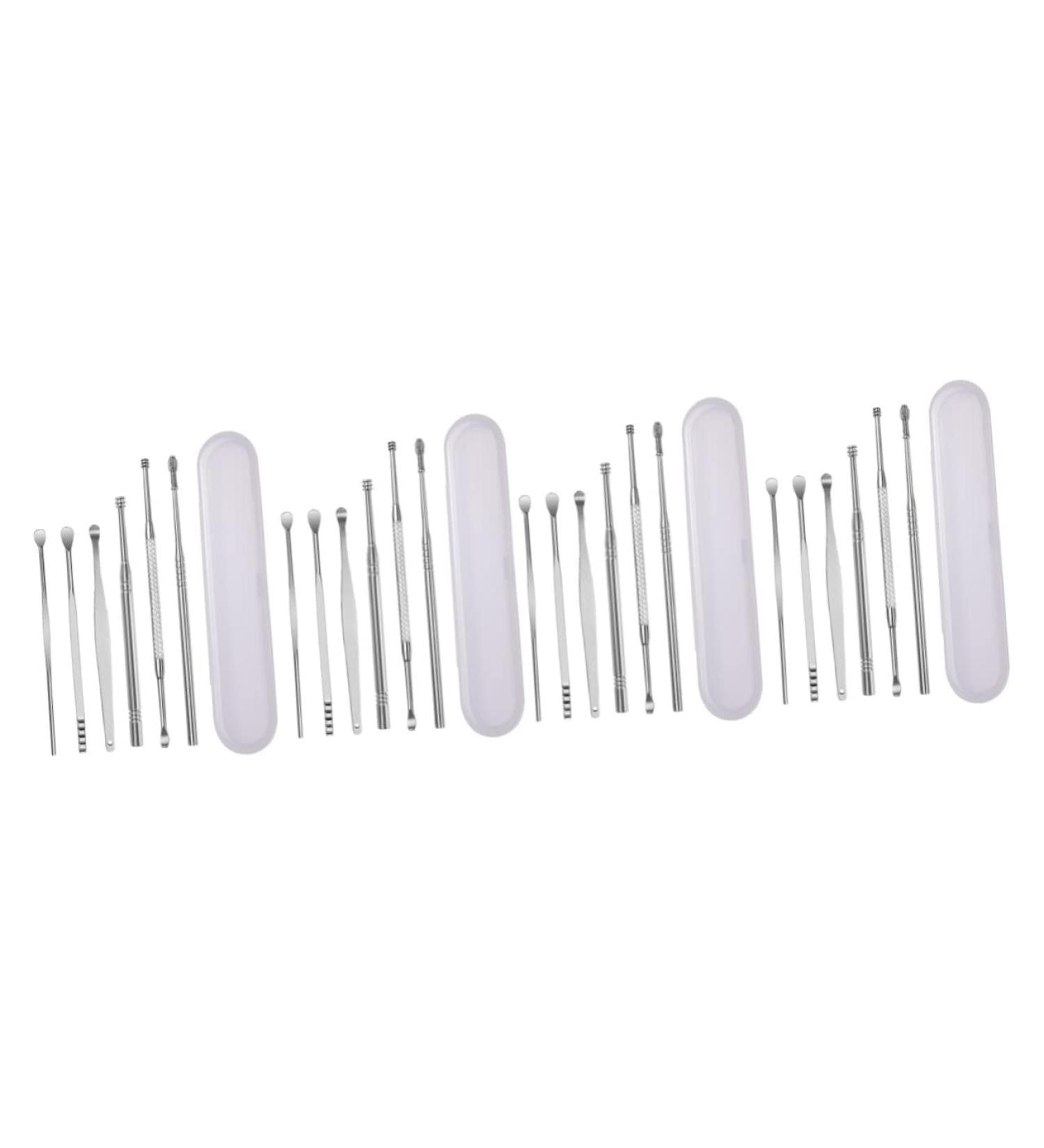 Healeved Ear Cleaning Tools Set - 4 Pcs Spring Ear Pick Kit for Ear Wax Removal - Buy Online on GoSupps.com