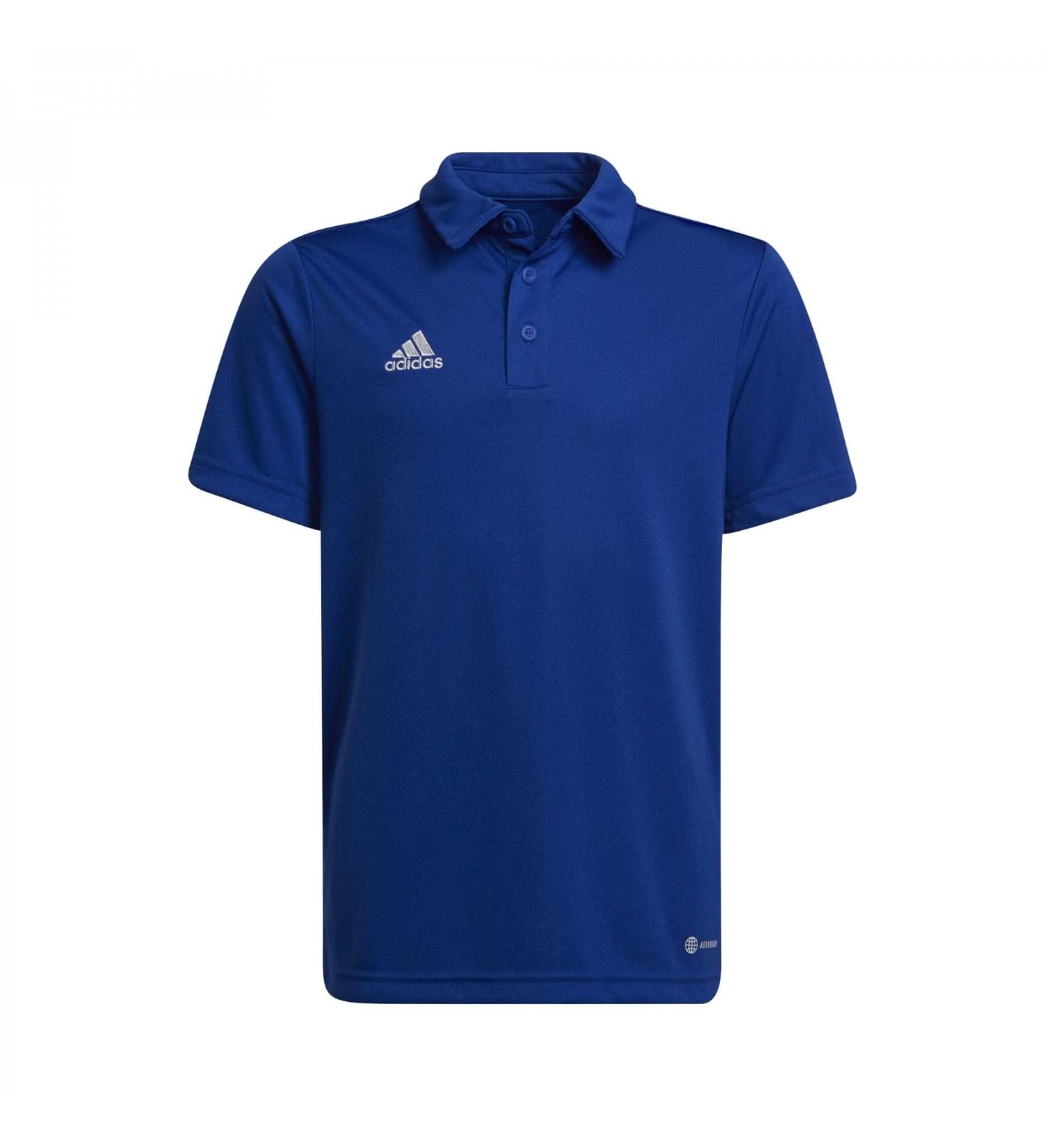 Adidas Unisex Kids Entrada 22 Polo Shirt - Team Royal Blue Sizes 11-12 Years | Shop Internationally - Buy Online on GoSupps.com