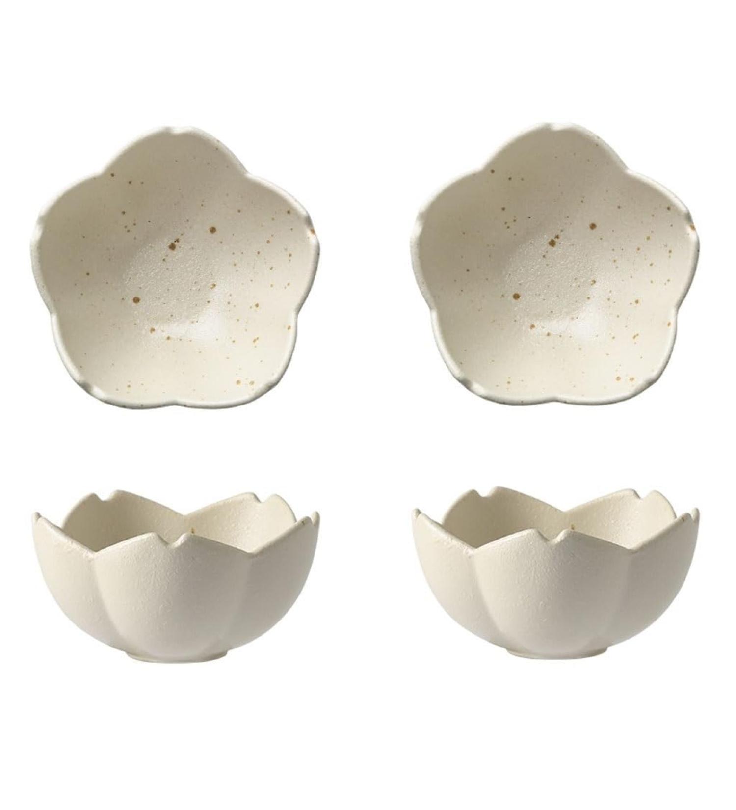 Fruit Bowl Snack Containers Soy Sauce Set Flower Shape Ceramic Appetizer Plate Dipping Bowl Mini Condiment Bowl Soy Sauce Vinegar Snack Salad Olive Oil Breakfast Bowls (Color : D) (E) - Buy Online on GoSupps.com