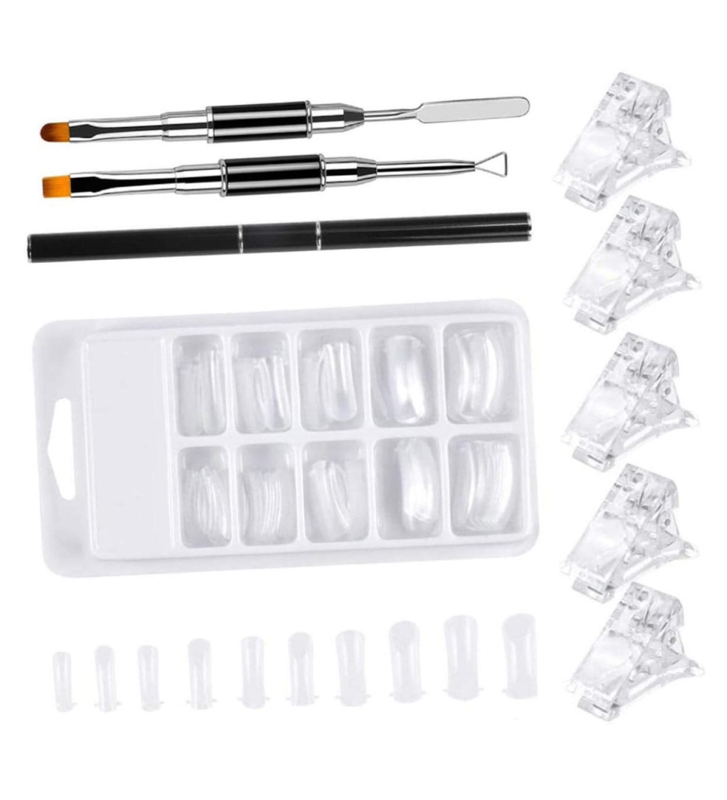 FRCOLOR Tools Set nail extension manicure extension clip clamp nail art tools dual forms Manicure Supplies Nail Plate Decor crystal decor Nail Model white nail clipper lengthen Art - Buy Online on GoSupps.com
