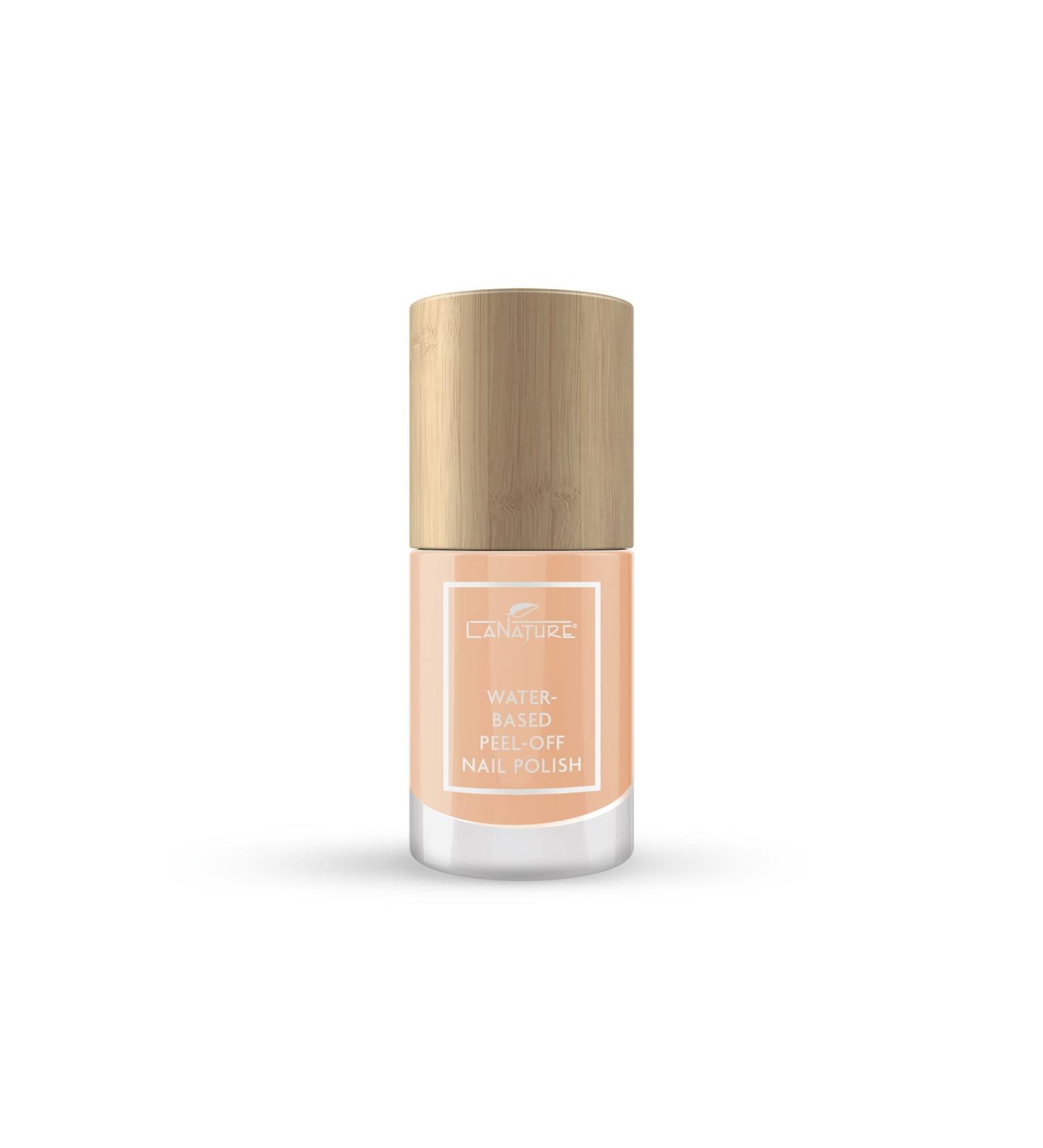 LaNature Vegan Water-Based Nail Polish - Nude-Apricot - Peel-Off Fairy Rose - 10 ml - Eco-Friendly & Non-Toxic - Buy Online on GoSupps.com