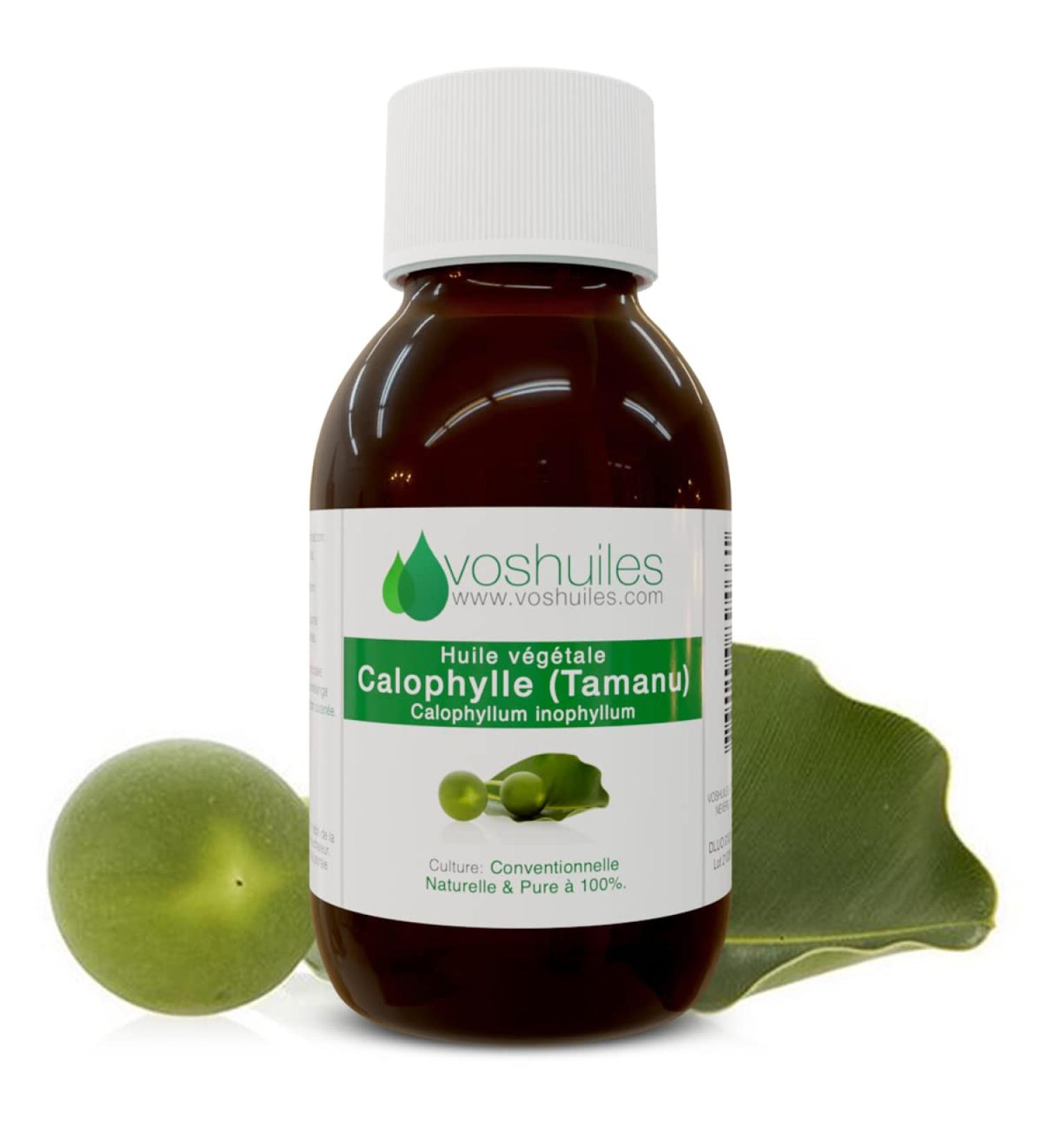 Calophyllum (Tamanu) Vegetable Oil - 100% Pure and Natural - Possesses Numerous Aromatherapy Properties - For Topical Use - Cold Pressed - 250ml - VOSHUILES - Buy Online on GoSupps.com
