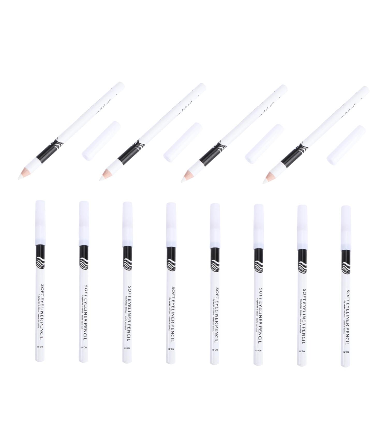 Angoily 12pcs Eyeliner Pencil Highlighter Eyeshadow Makeup Tools Lying Silkworm Pen Liquid Eyeliner Brush - Buy Online on GoSupps.com